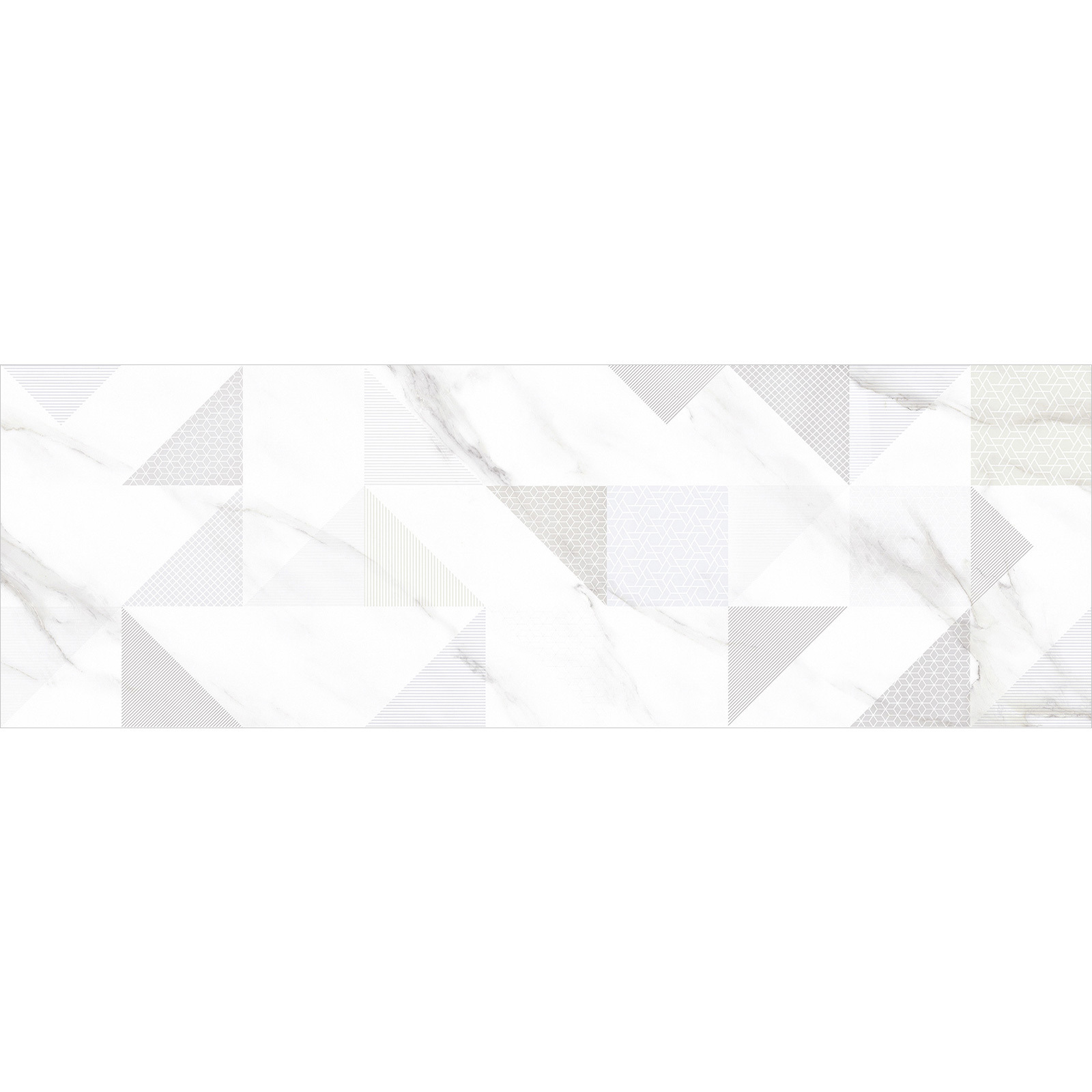 Изображение товара Плитка Alma ceramica Iceberg 30x90 см глянцевая белая современная коллекция