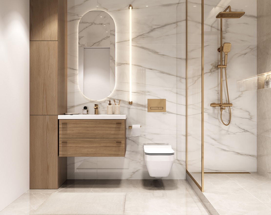 Изображение товара Керамогранит Cersanit Gold venice A17121 60x120см цвет белый