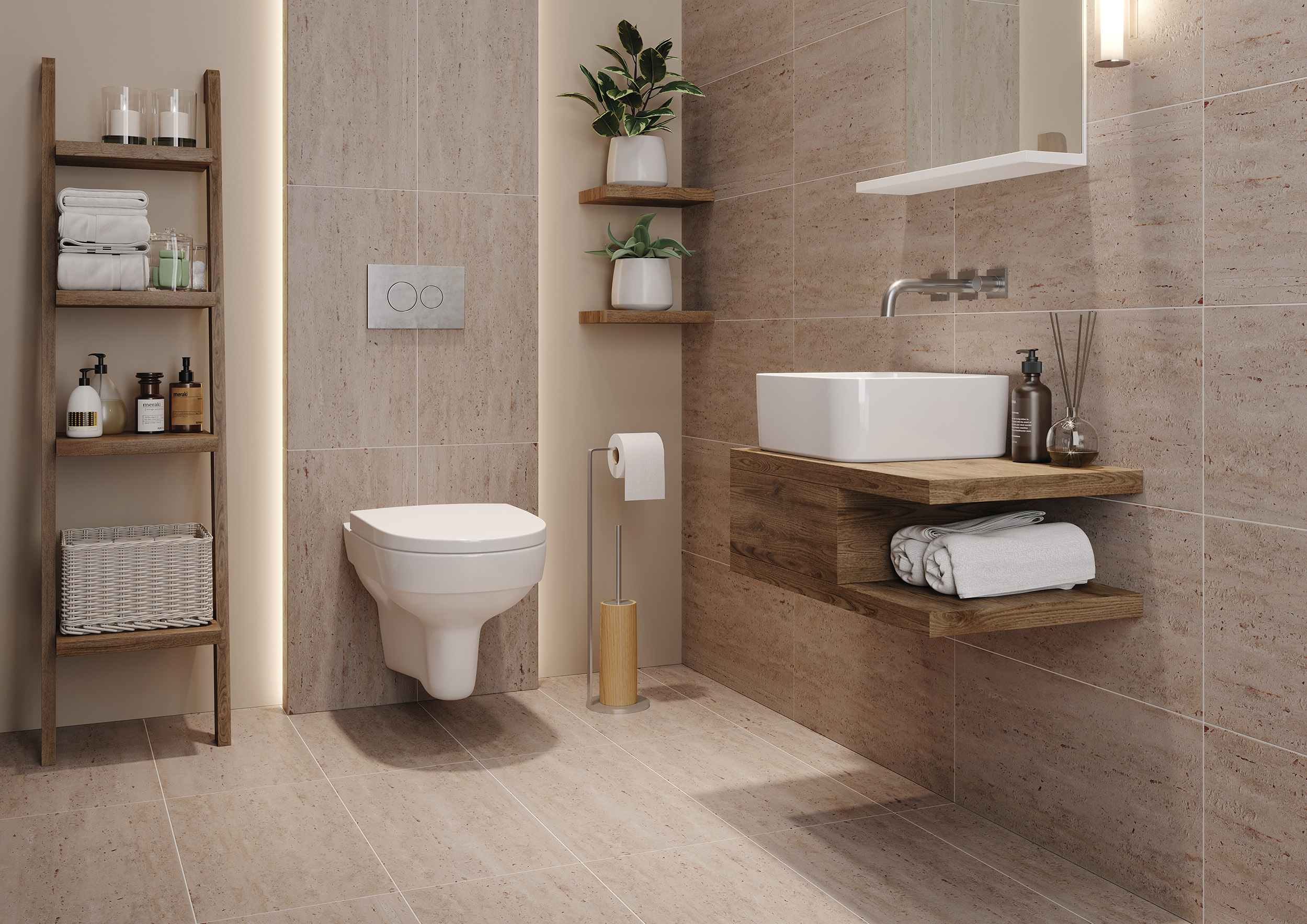 Изображение товара Керамогранит Cersanit Coliseum CO4L012 29.7x59.8 см бежевый для стен и пола