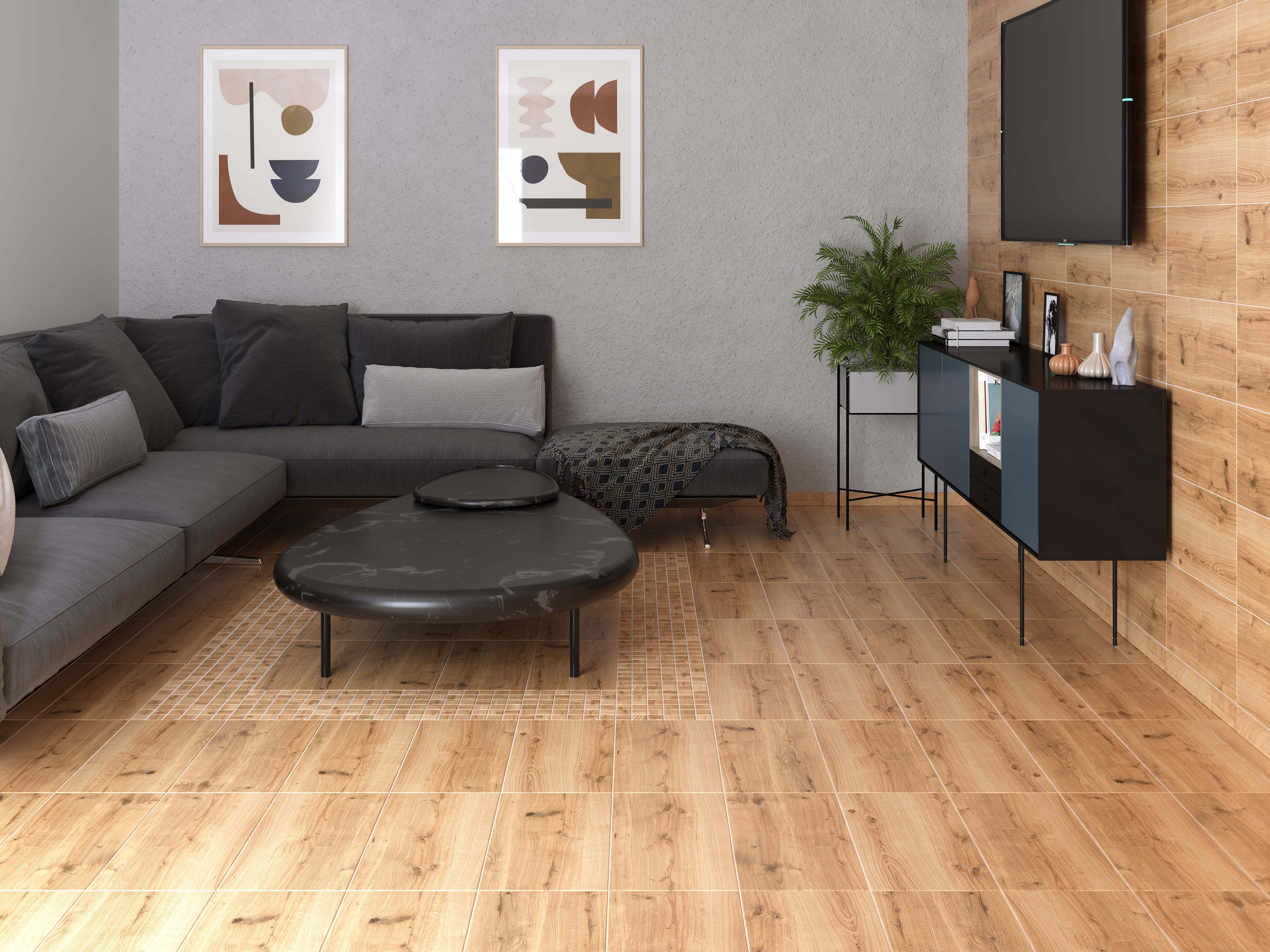 Изображение товара Керамогранит Cersanit Woodhouse WS4O112 29.7x59.8 см под дерево коричневый