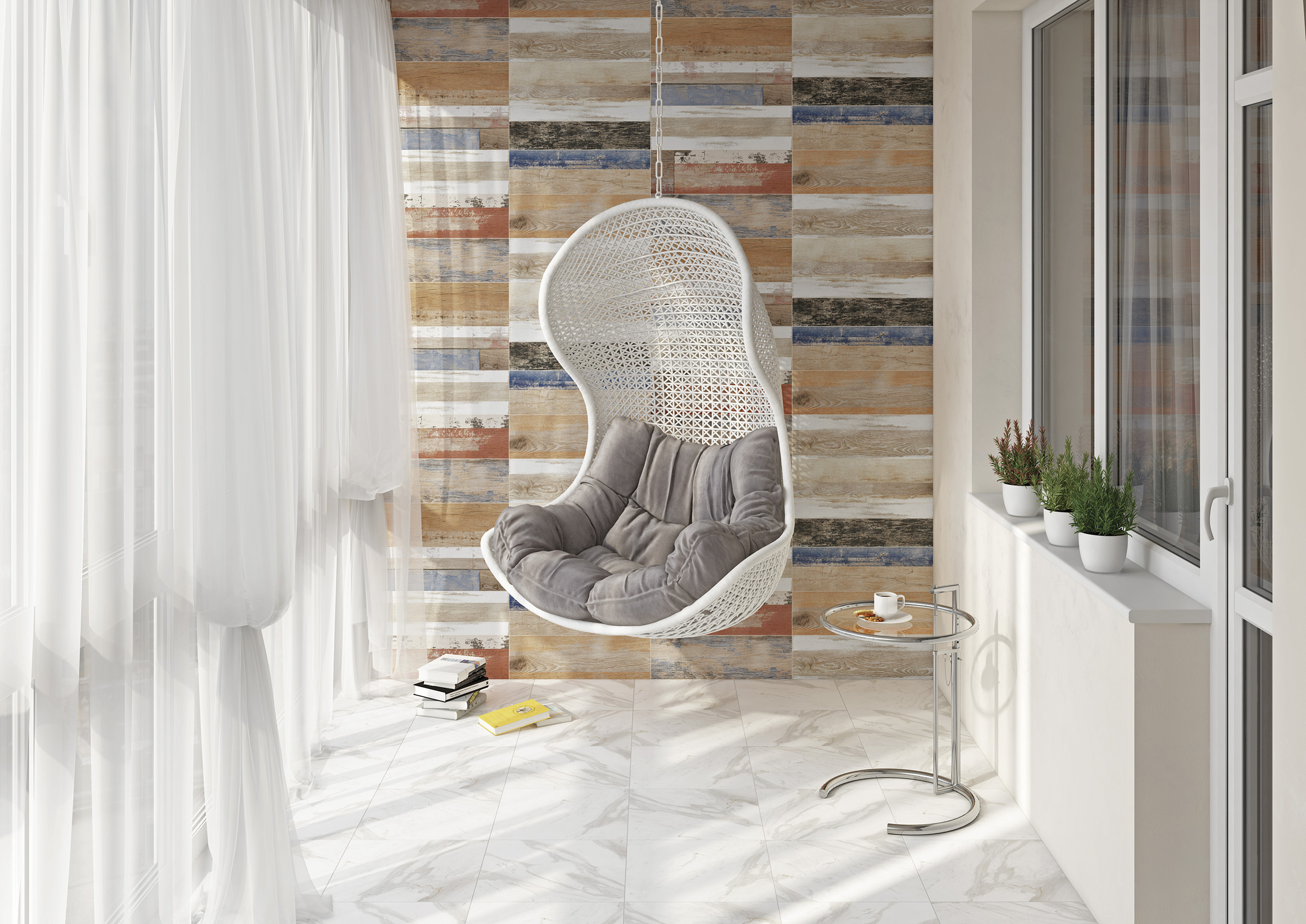 Изображение товара Керамогранит Cersanit Colorwood CL4M452 18.5x59.8см под дерево разноцветный