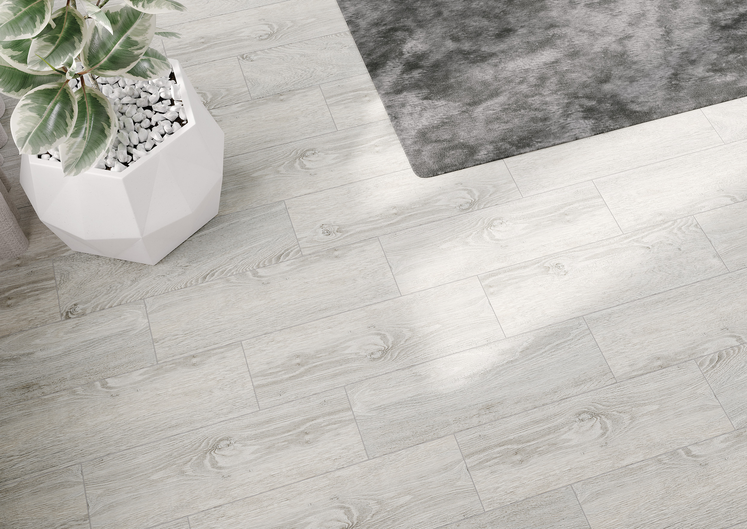 Изображение товара Керамогранит Cersanit Northwood NW4M092 18.5x59.8 см под дерево серый серебристый