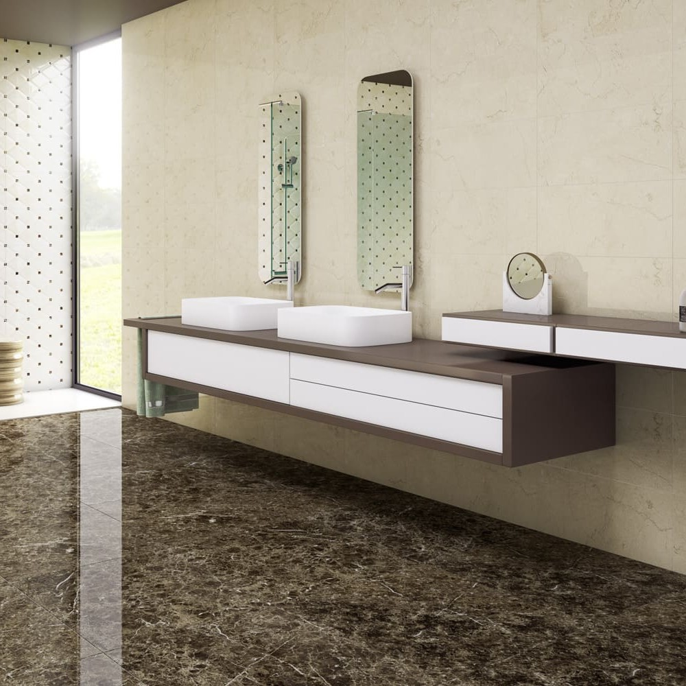 Изображение товара Granito CREMA MARFIL настенная плитка 25x50 см песочно-бежевый глянц 14 шт