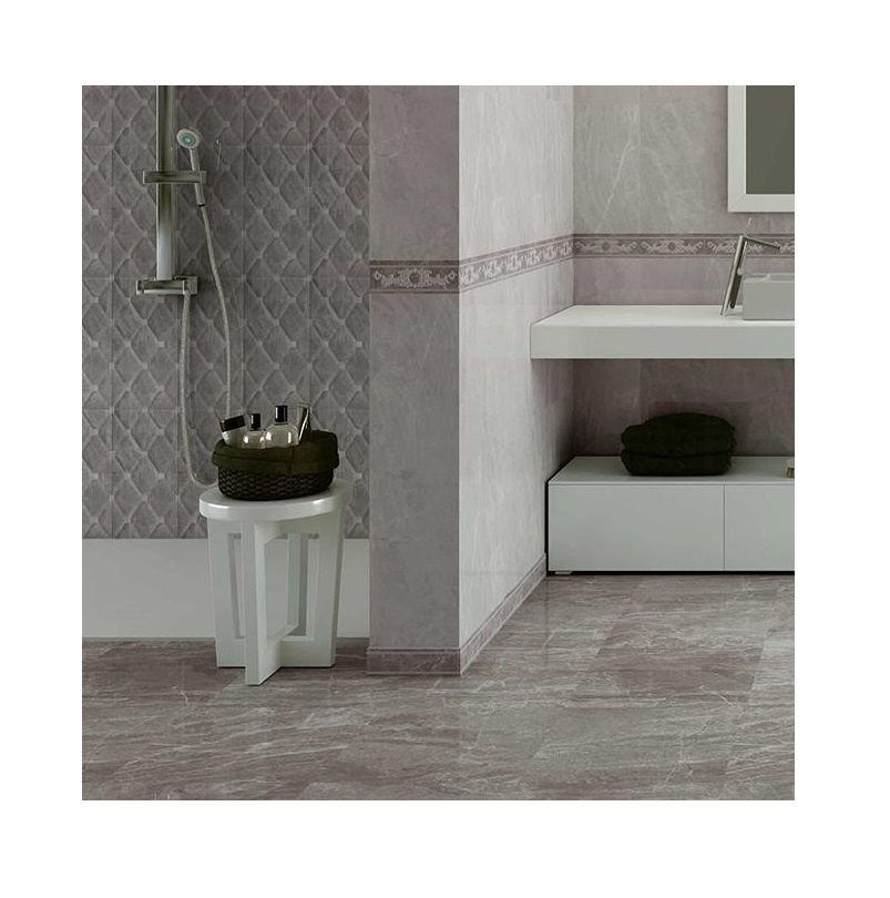 Изображение товара Керамическая плитка Granito BLADE Décor Grisekb 25x50см цвет светло-коричневый, бежевый