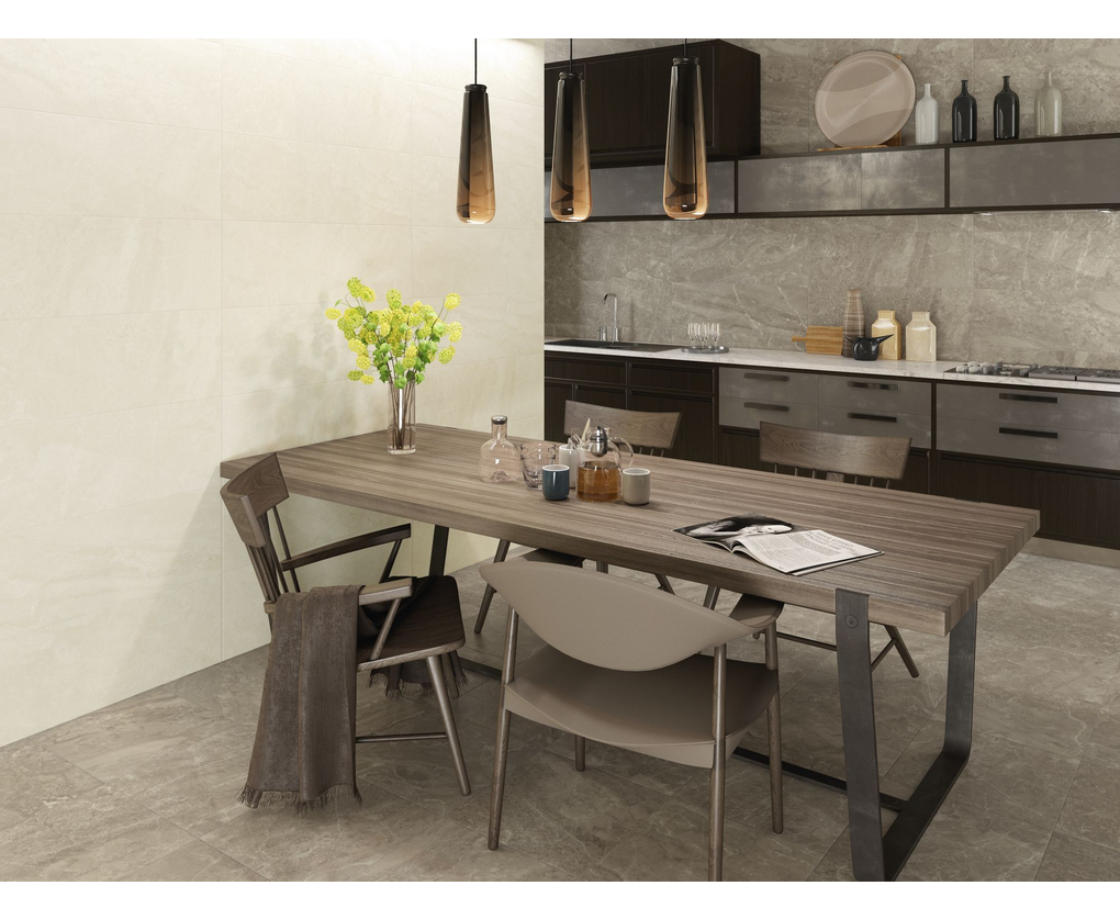 Изображение товара Керамическая плитка Granito Sanford Ivory ekb 33.3x100 см бежевый айвори настенная