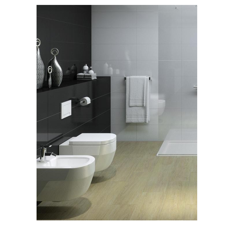 Изображение товара Керамическая плитка Granito FLAT Negro Brilloekb 25x70см цвет черный