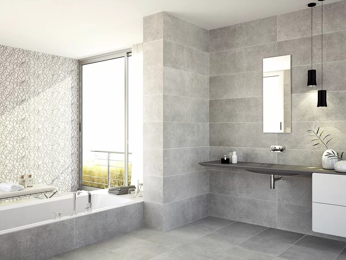 Изображение товара Керамическая плитка Granito SUTTONGrisekb 44.7x44.7см цвет серый/серебристый
