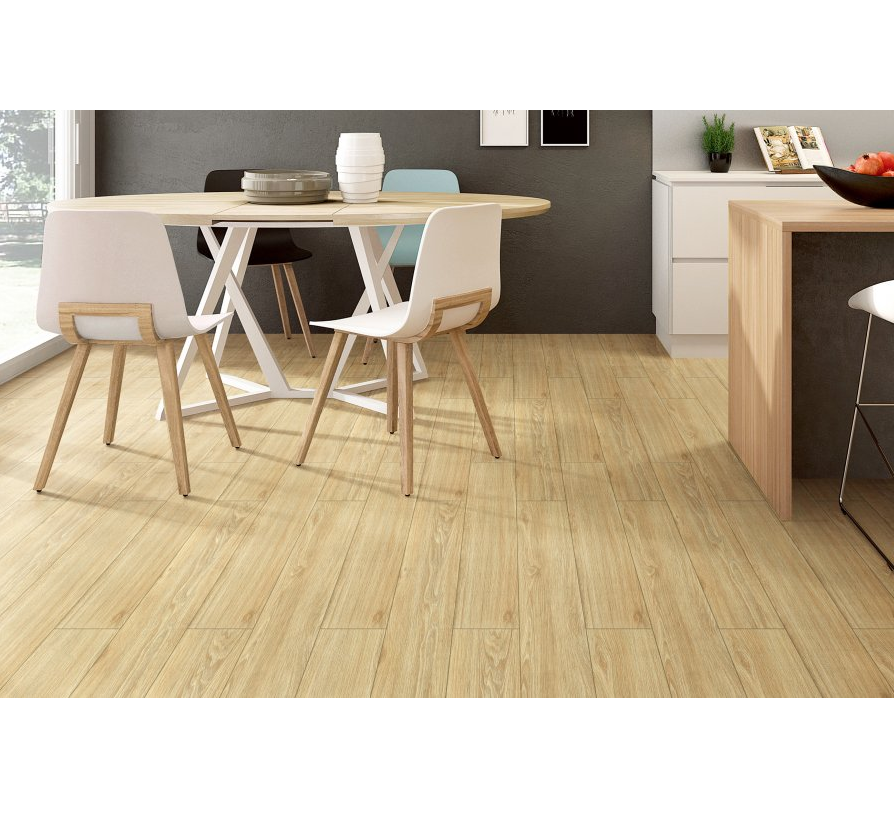 Изображение товара Керамогранит Granito Porcelain tile 20x120 см светло-бежевый и светло-коричневый