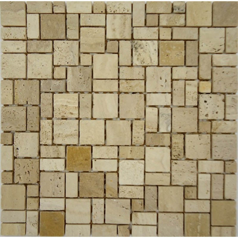 Изображение товара Декоративная каменная мозаика GRANITO Palermo 30.5x3.05 см бежевый