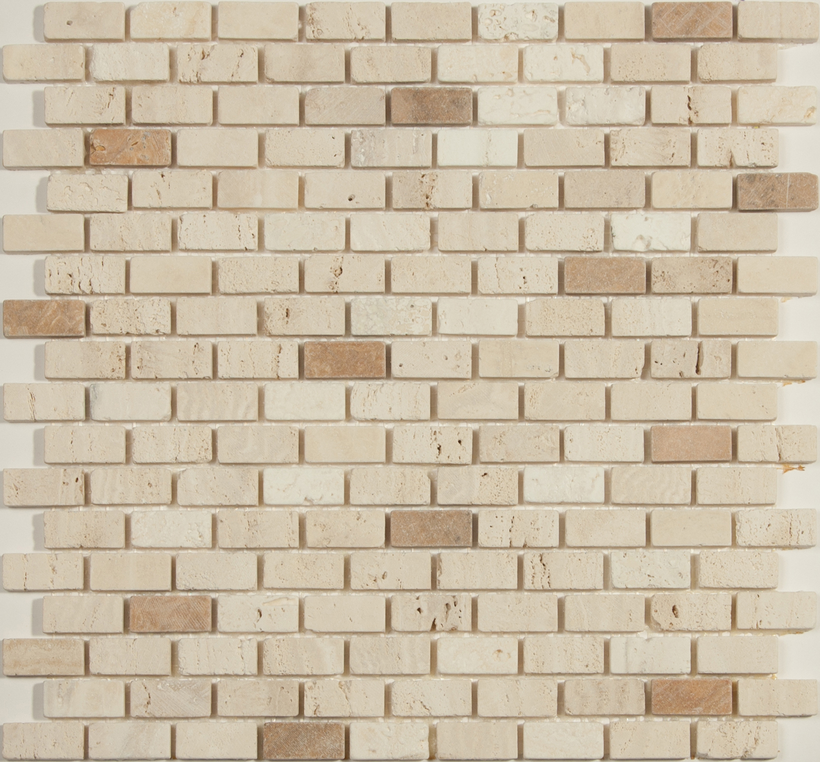 Изображение товара Декоративная мозаика из травертинового камня NSMOSAIC К-705 NS05ST0007nsk 29.8x30.5 см бежевый