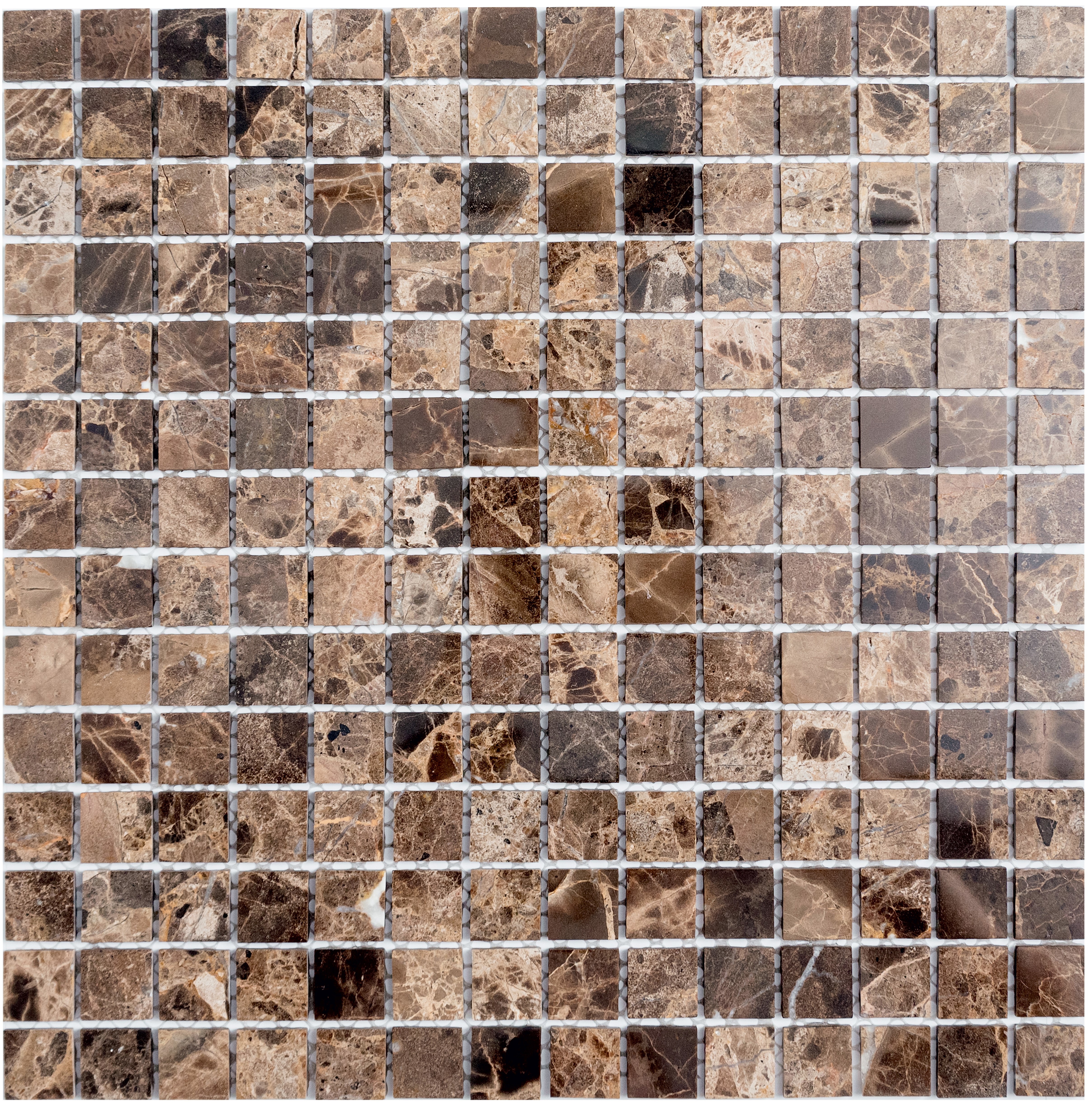 Изображение товара Декоративная мозаика Nsmosaic Kp-727 NS05ST0028nsk 30.5x30.5см цвет Коричневый