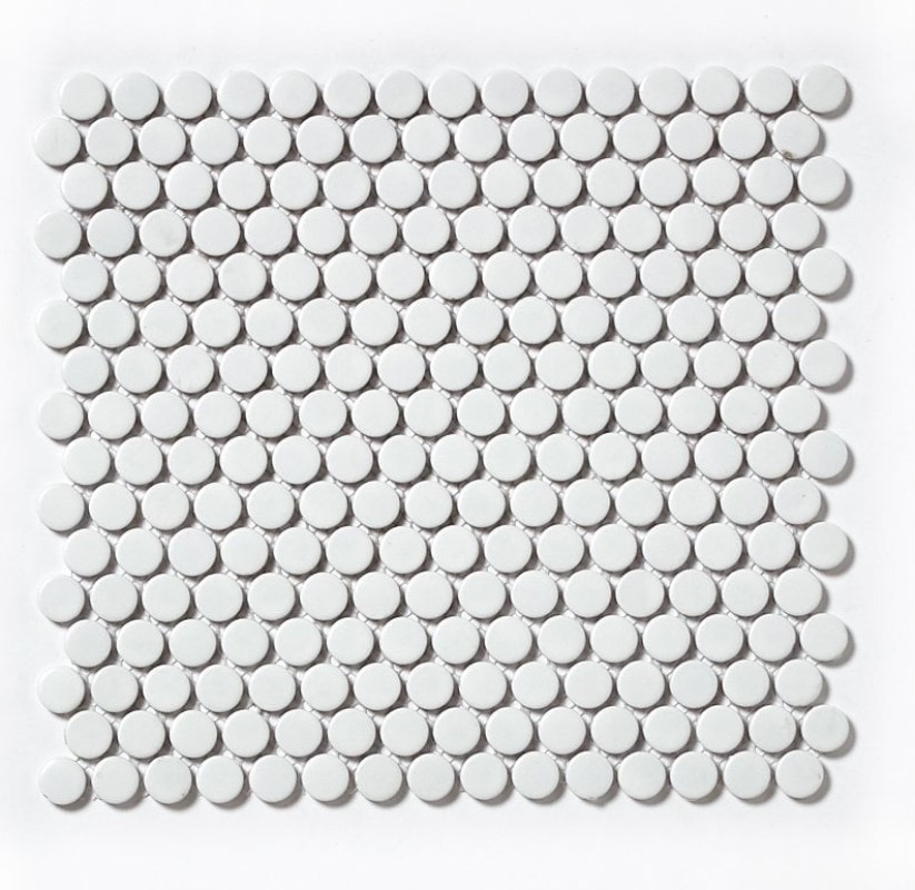 Изображение товара Декоративная керамическая мозаика NSMOSAIC 29.4x31.5см белая морозостойкая