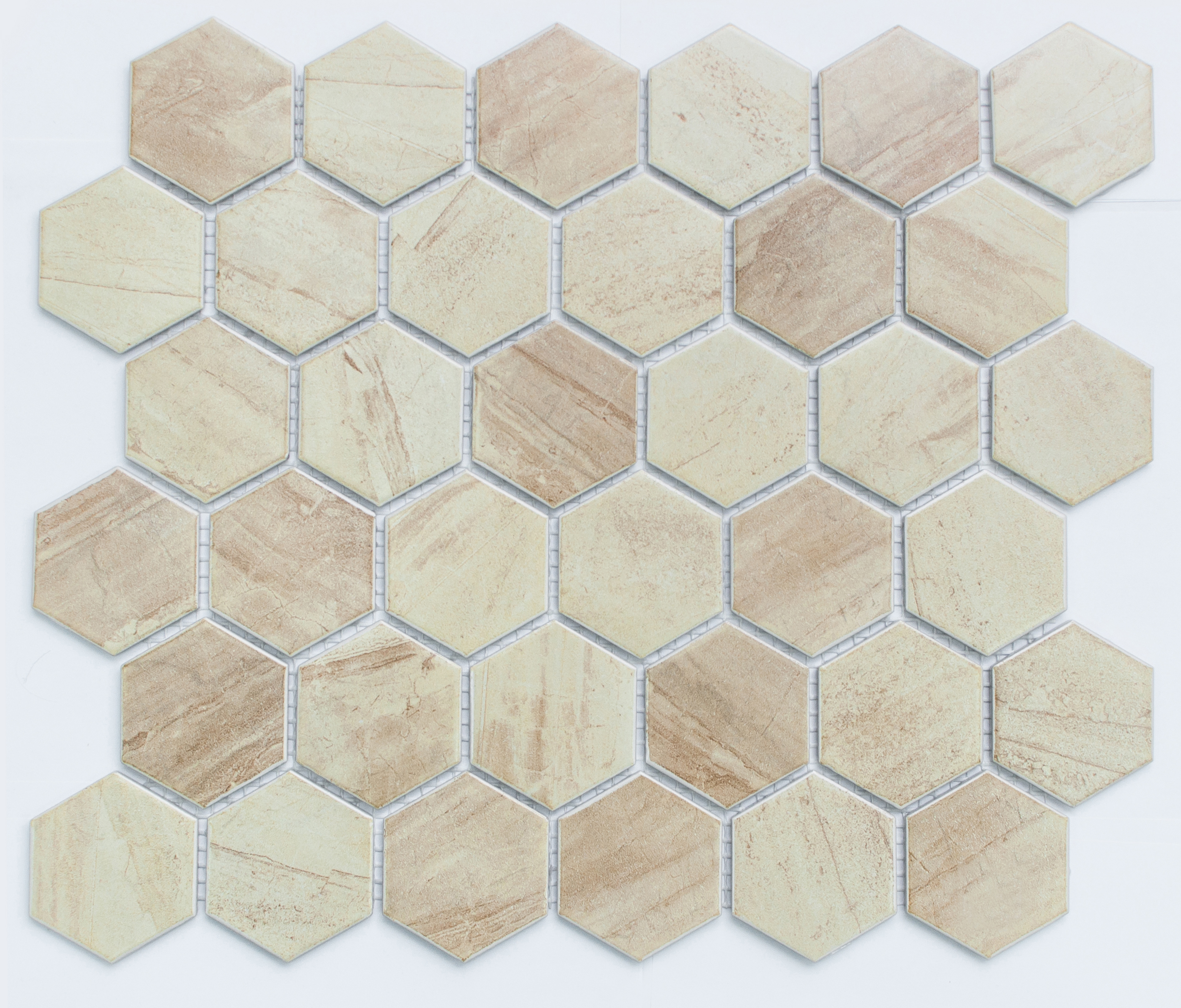 Изображение товара Декоративная керамическая мозаика NSMOSAIC Ps5159-11 NS08PL0114nsk 28.1x32.5 см бежевый