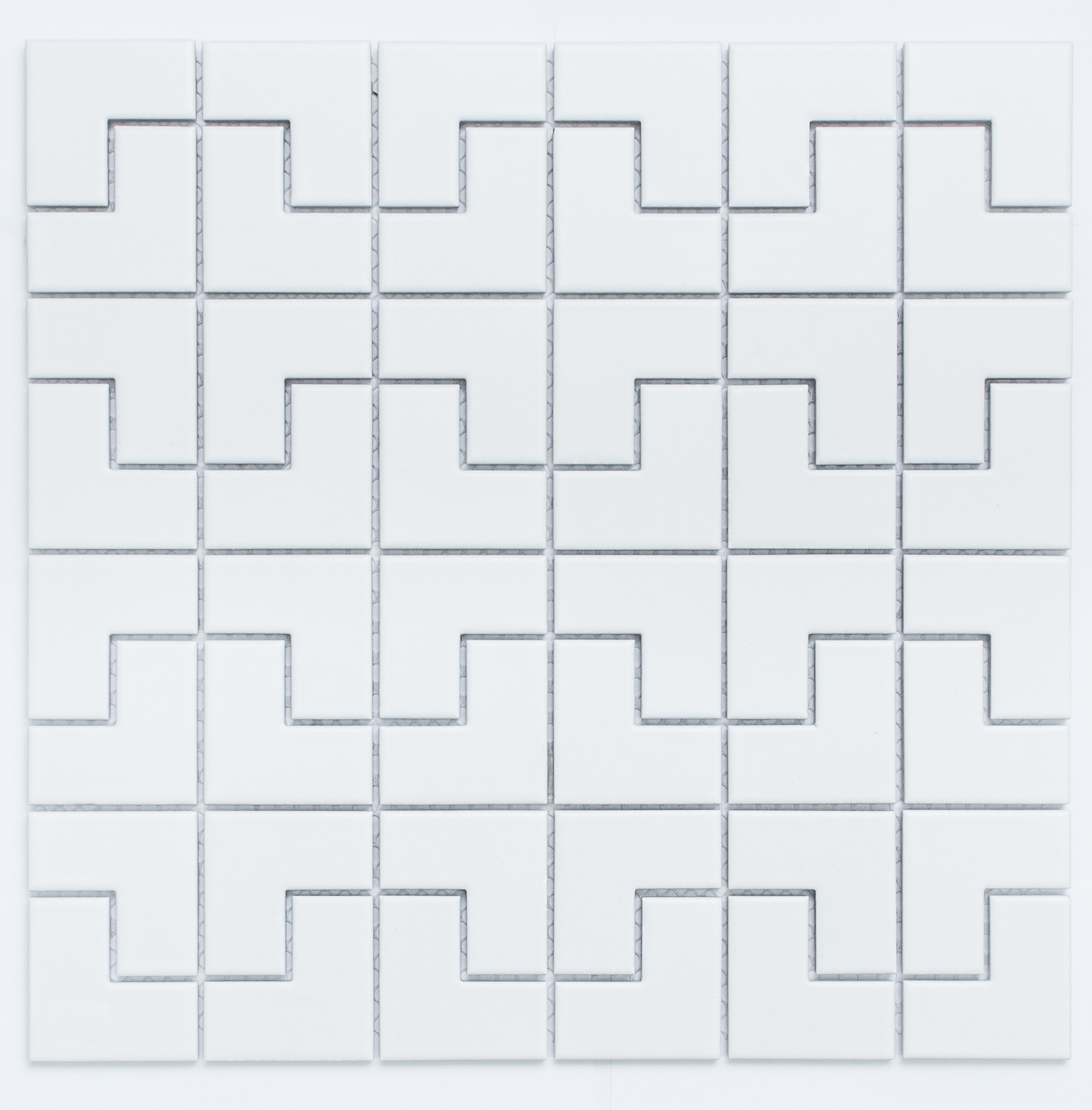 Изображение товара Декоративная керамическая мозаика 30x30 см Белая для внутренних и наружных работ