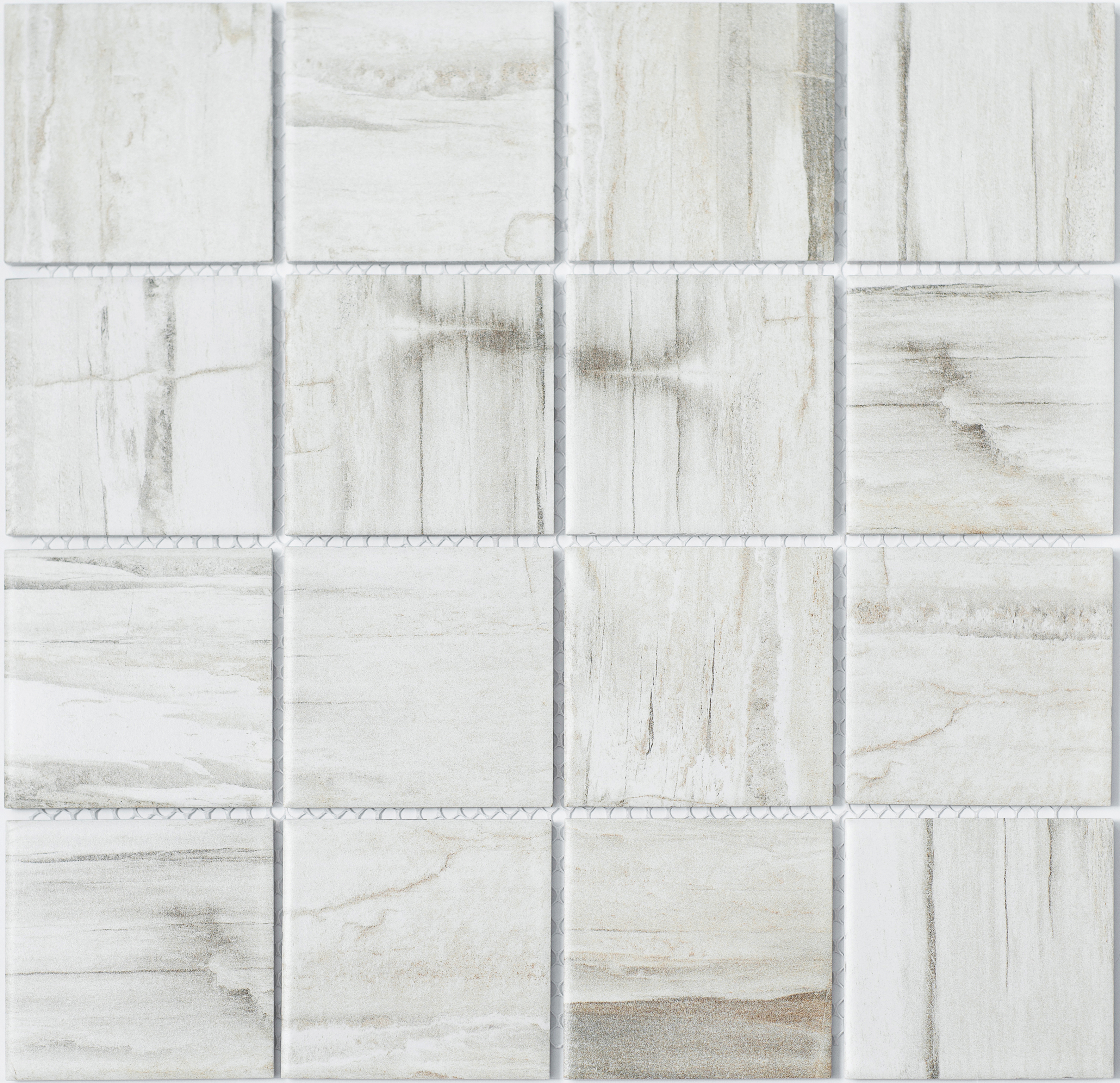 Изображение товара Декоративная керамическая мозаика NSMOSAIC Pr7373-39 NS08PL0135nsk 30.6x30.6 см бежевый матовый