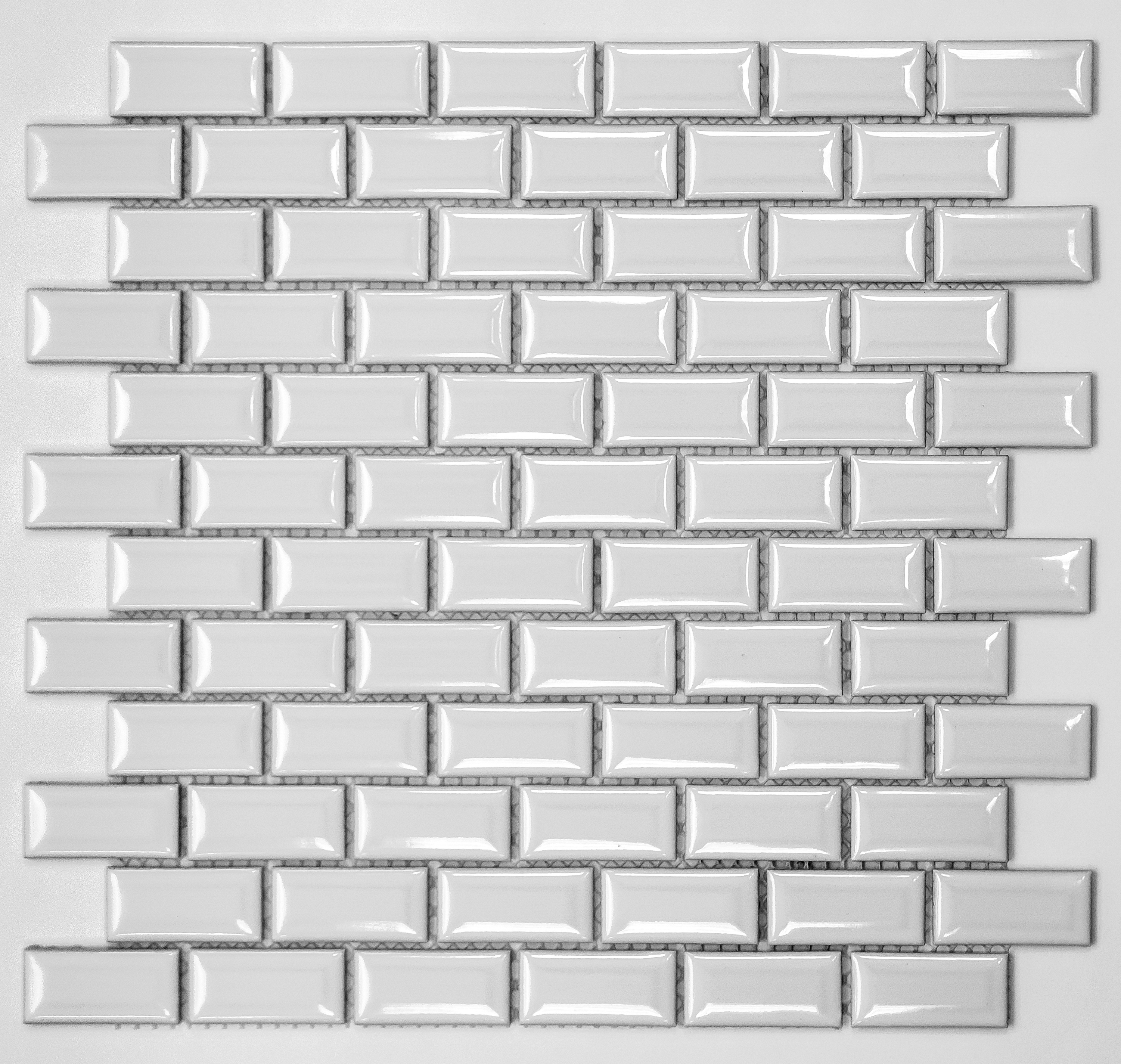 Изображение товара Декоративная керамическая мозаика 30x30 см Белая Водонепроницаемая для интерьера и фасада