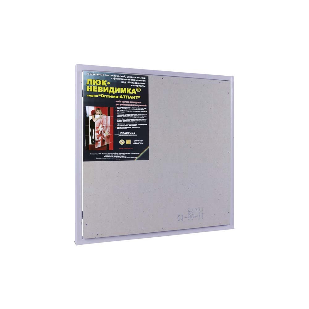 Изображение товара Люк ревизионный Практика Оптима Атлант 4673741766304 сталь цвет белый 75x75см