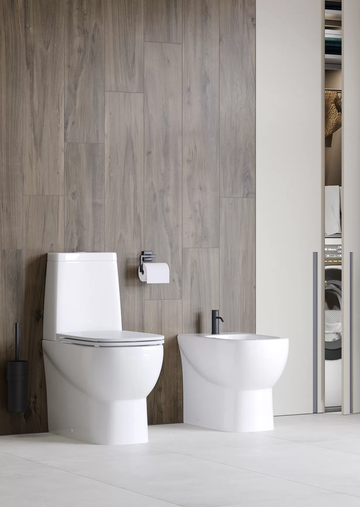 Изображение товара Керамогранит Kerranova Khvoya K-2322/SR/200x1200x10prm коричневого цвета крупноформатный