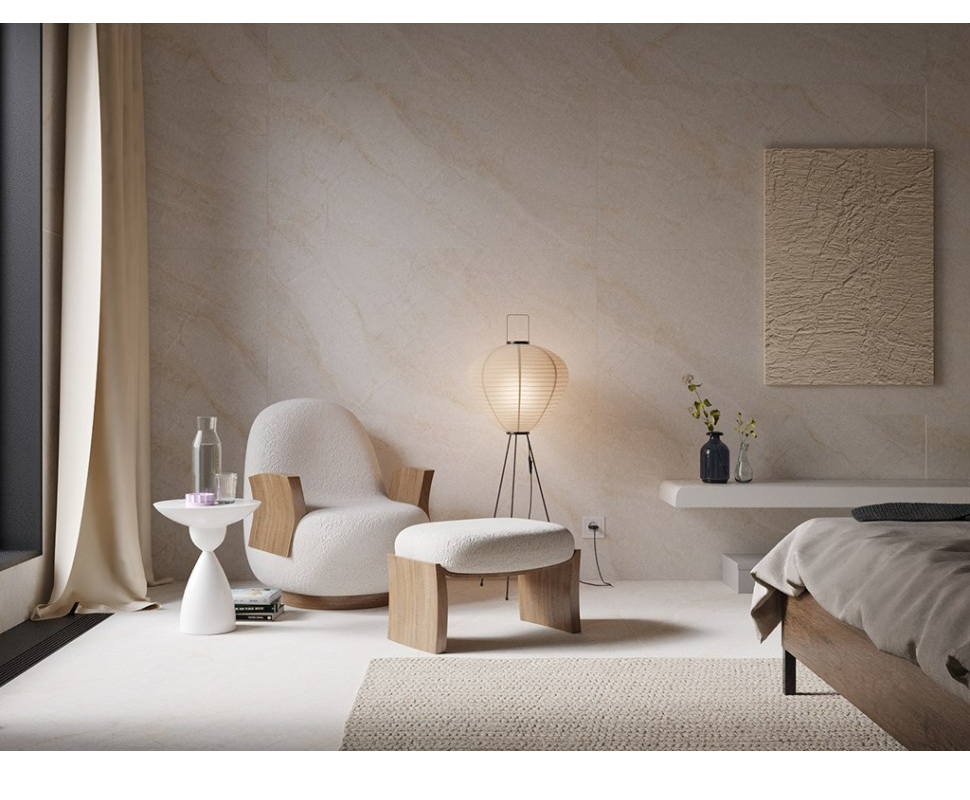 Изображение товара Керамогранит Kerranova Bereg 60x60 см серо-бежевый морозостойкий для внутренней и наружной отделки