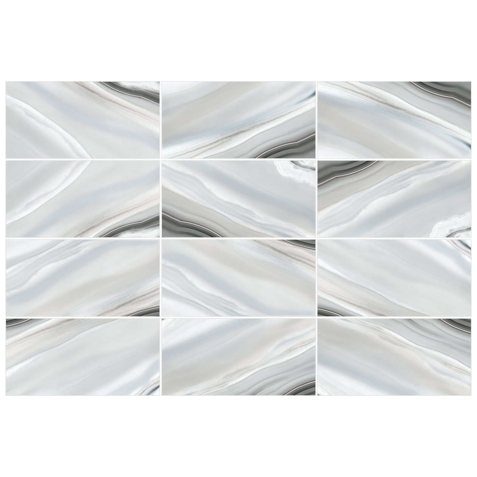 Изображение товара Керамогранит Lcm Angel agate marengo 60120ANG13P 60x120см цвет синий