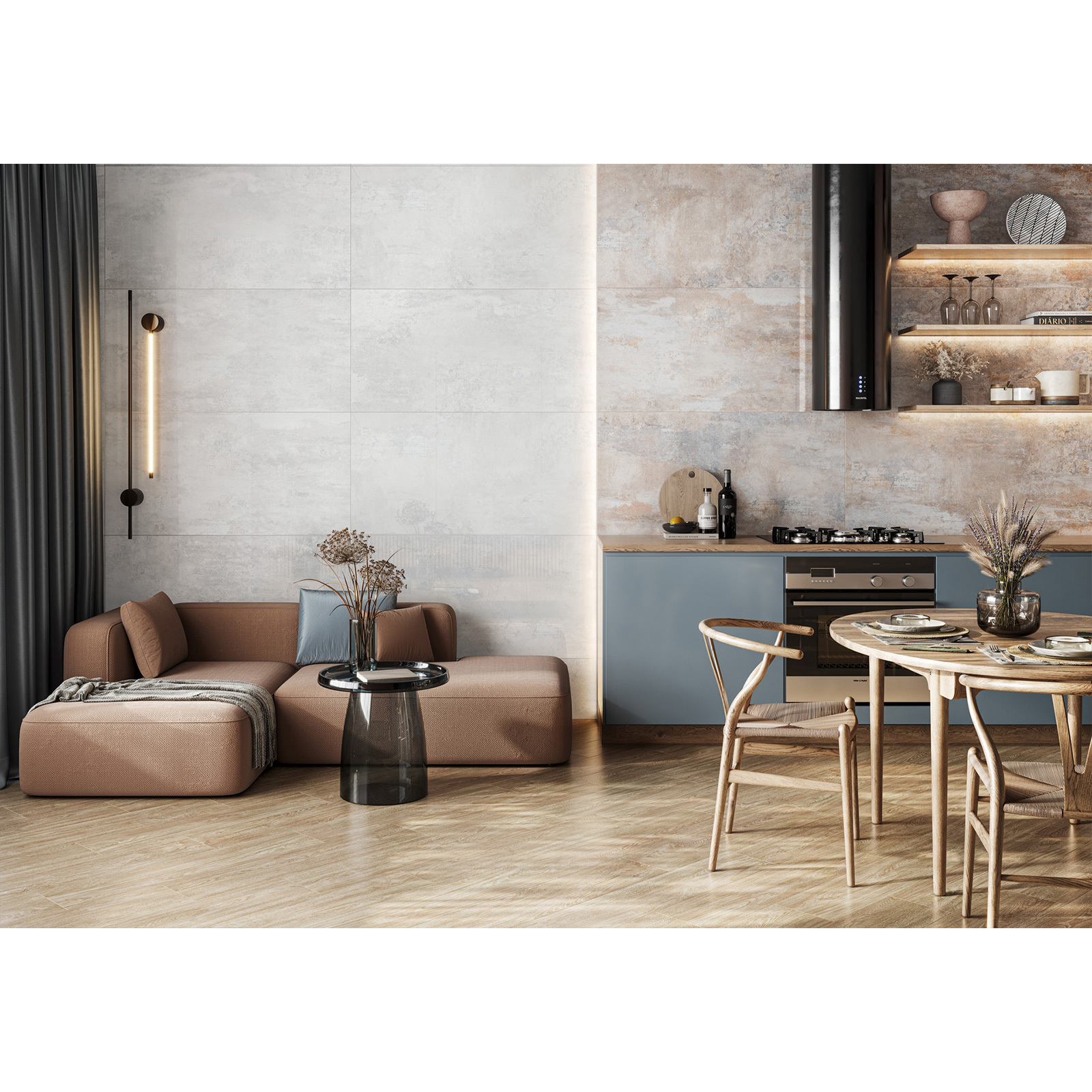Изображение товара Керамогранит Lcm Iron Gray 60x120 см, полированный, серый, индия