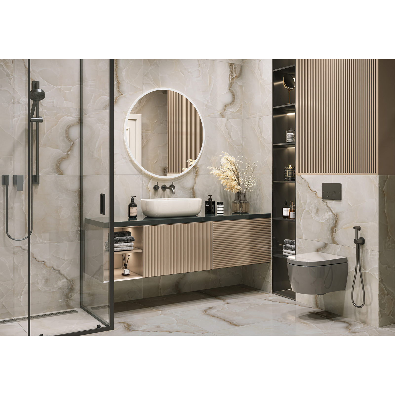 Изображение товара Керамогранит Lcm Linari beige 60120LNA11P 60x120см цвет бежевый