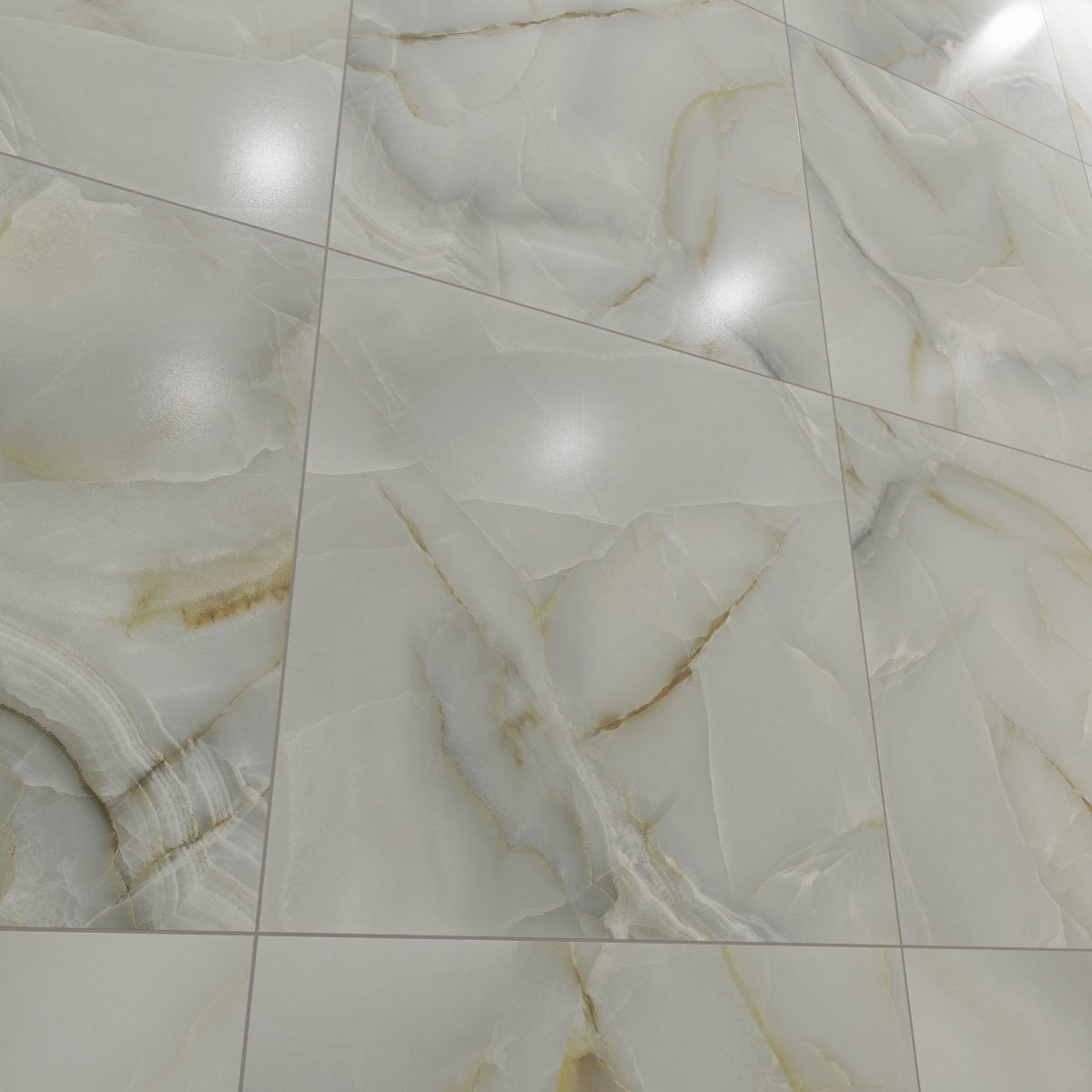 Изображение товара Керамическая плитка Тянь-шань Меоланс 80182 45x45 см серый/серебристый