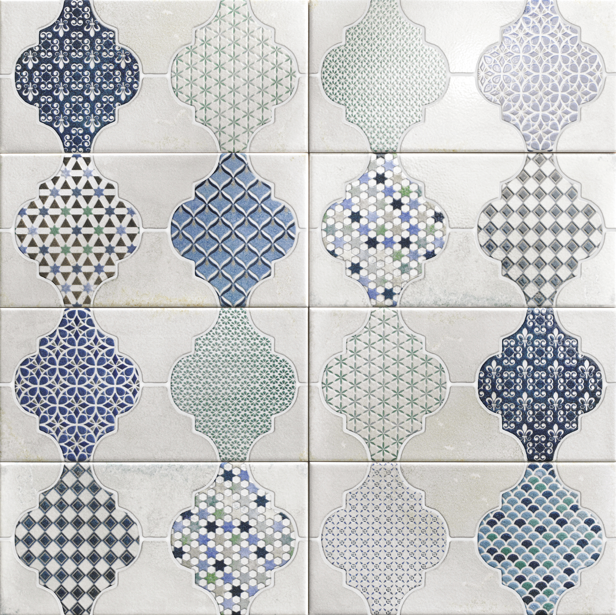 Изображение товара Плитка Mainzu Riviera Rev. Cassis 15x30см цвет разноцветный