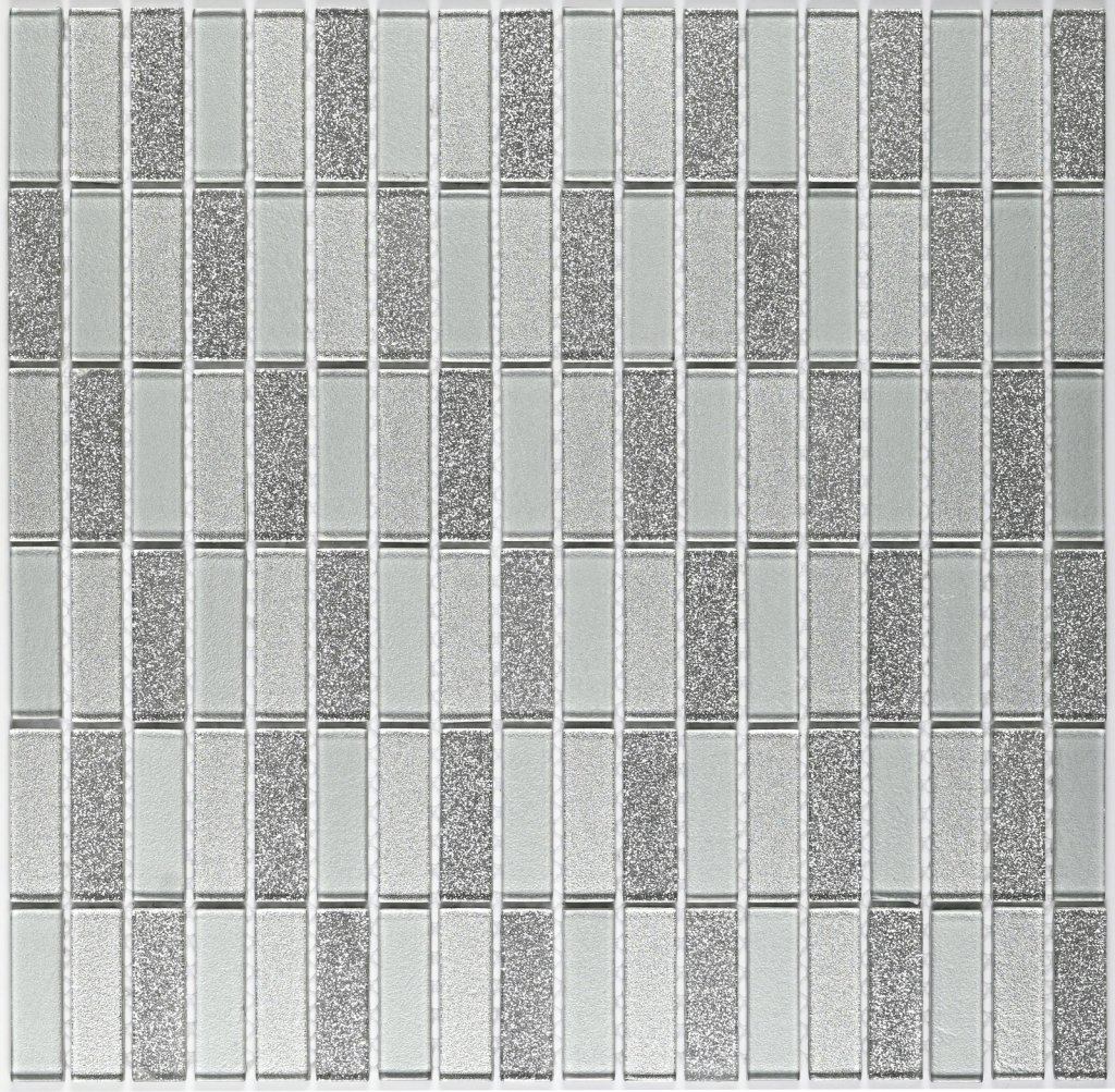Изображение товара Декоративная мозаика Bonaparte Silver light 30x30см серый серебристый