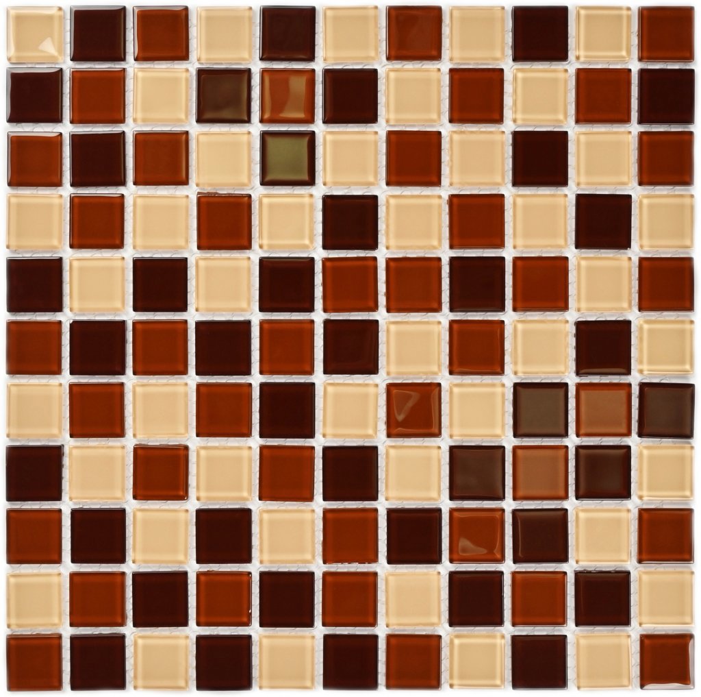 Изображение товара Декоративная мозаика Bonaparte Toffee mix 30x30 см Коричневая
