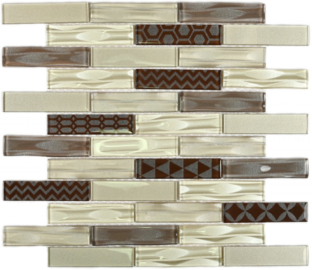 Изображение товара Декоративная мозаика Bonaparte Optima brown 30x30см цвет Коричневый