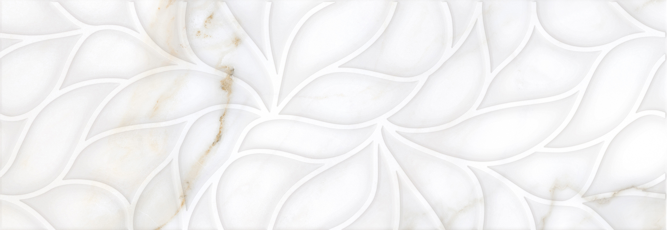 Изображение товара Настенная плитка Eletto Calacatta 506901101 24.2x70 см белая