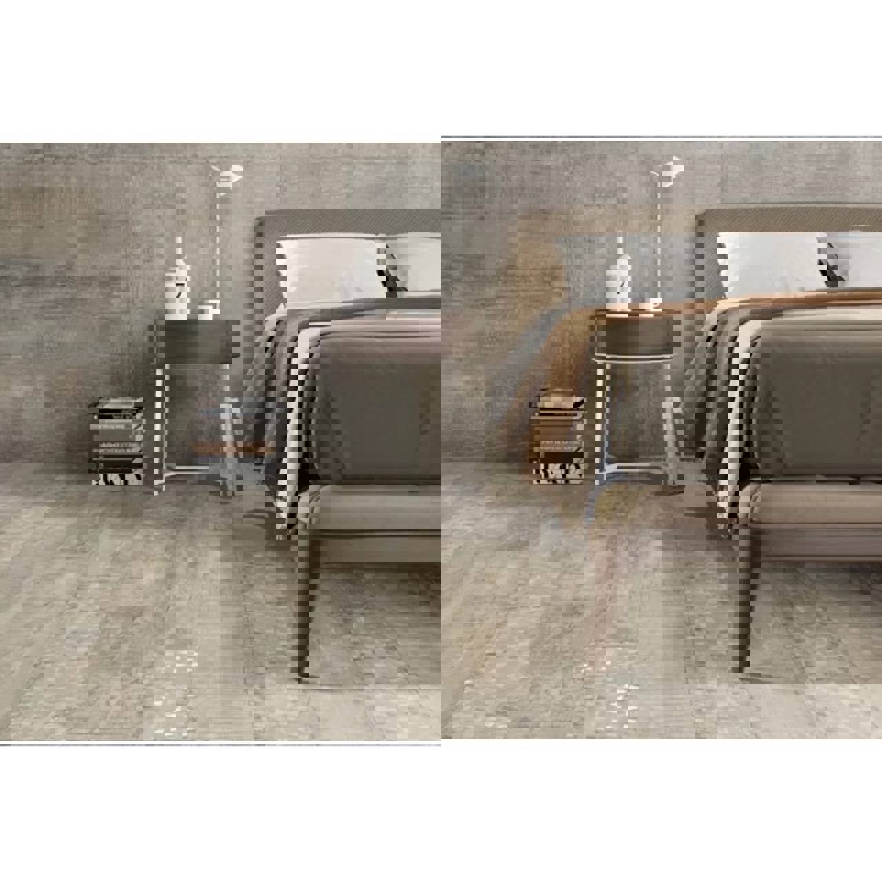 Изображение товара Керамогранит Вуд Эго ID9023N054LR 20x120 см серый для внутренней и внешней отделки