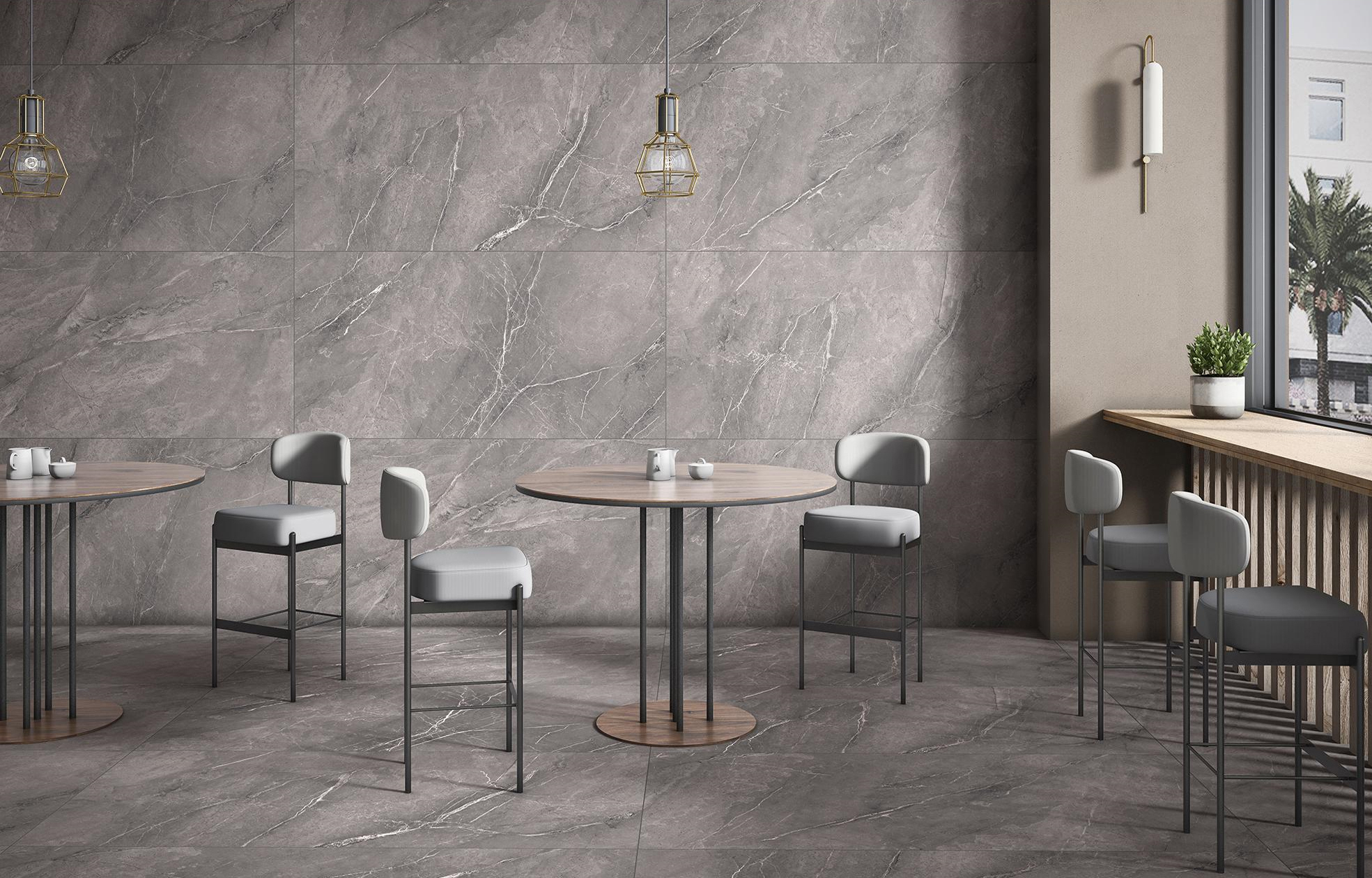 Изображение товара Керамогранит Kerald Gothic grafito матовый 60x120 см коричневый