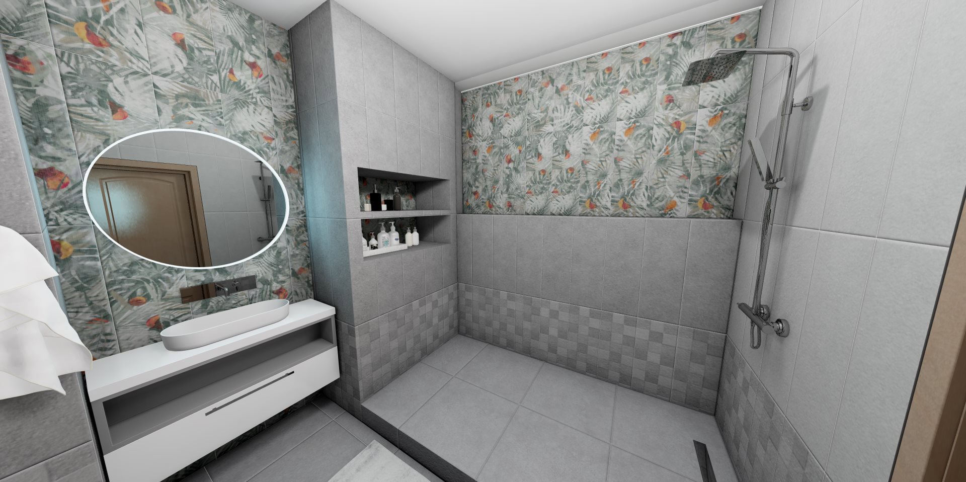 Изображение товара Керамогранит Дезерт 60x60 см светло-серый матовый для интерьера