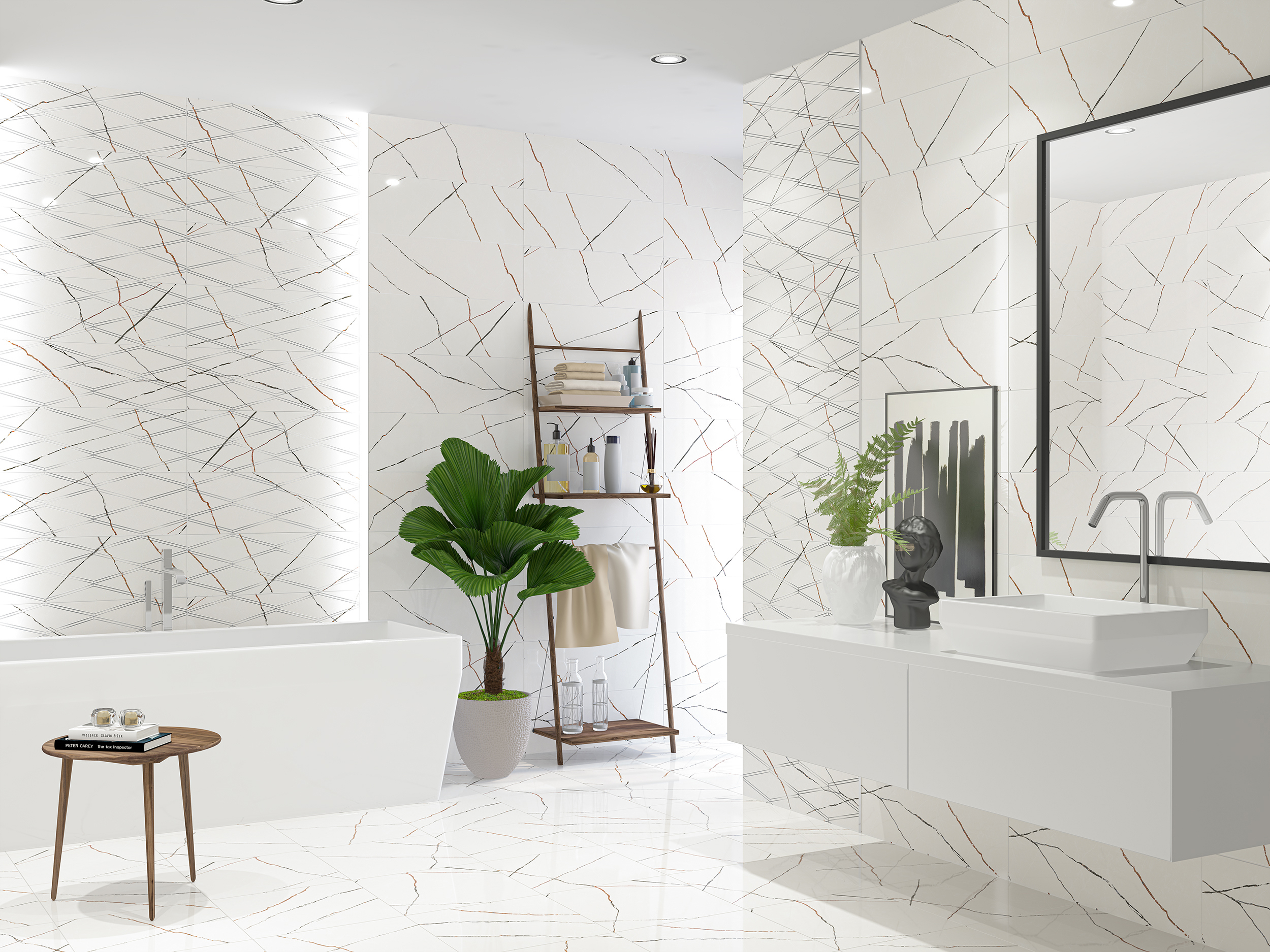 Изображение товара Напольная плитка Eletto ceramica Bianco covelano 508123001tmn 42x42см цвет белый