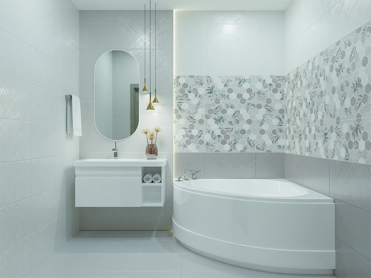 Изображение товара Керамическая плитка для стен Azori Incisio 31.50x63 см серый