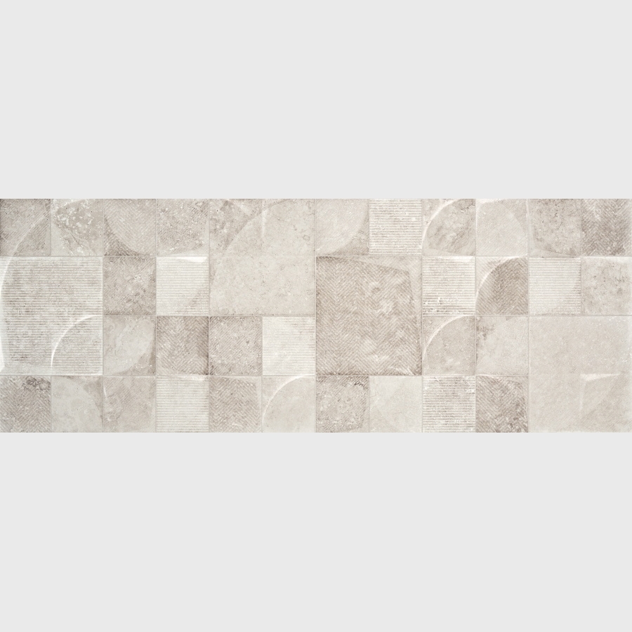 Изображение товара Настенная плитка STN Ceramica Rockstone 110-011-6 Белый, 33.3x90 см