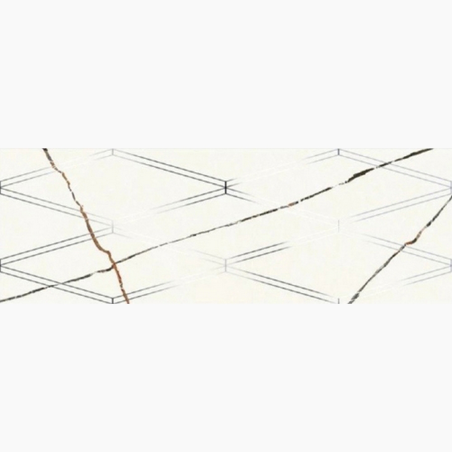 Изображение товара Керамическая плитка Eletto Ceramica Bianco Covelano 70x24.2 см для стен белая глянцевая