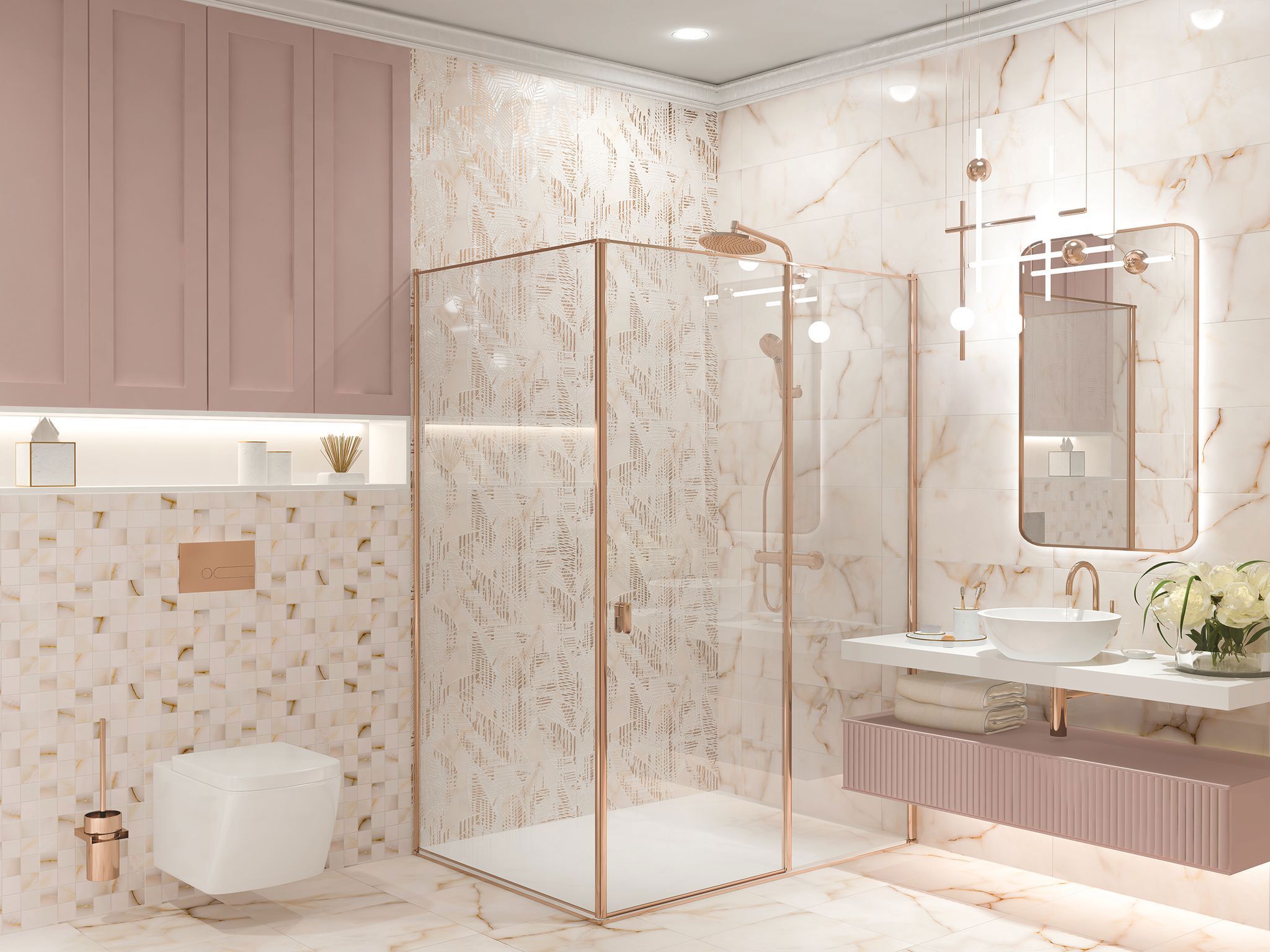 Изображение товара Мозаика Eletto ceramica 588143006ufa, керамика, 300x300 см, бежевый