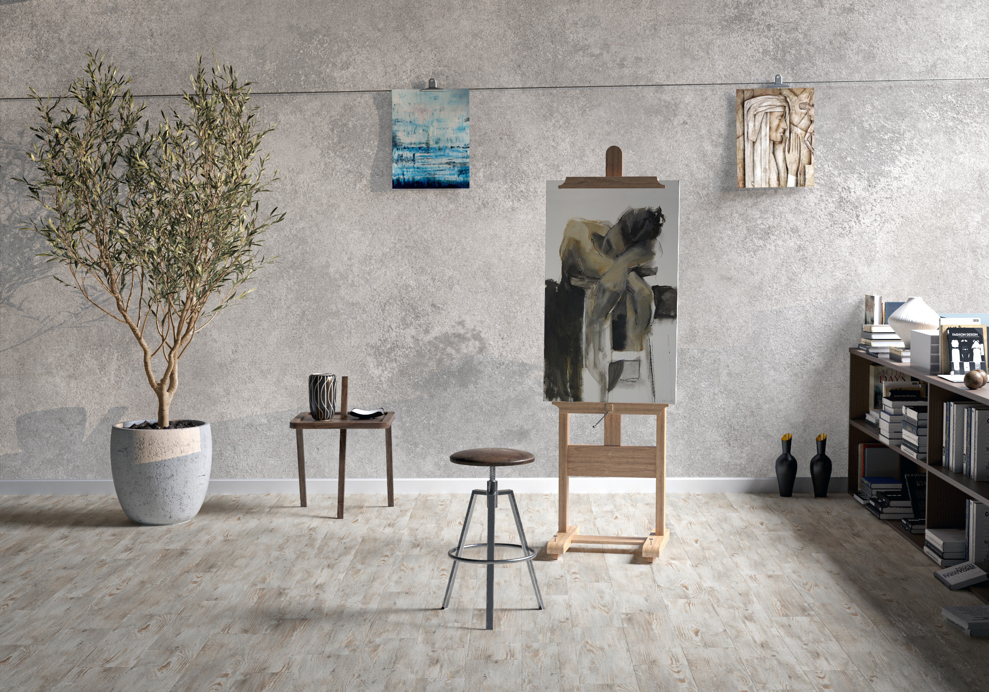 Изображение товара Керамогранит Global Tile Lumber GT 15LU0022 Молдинг под дерево 60x15см