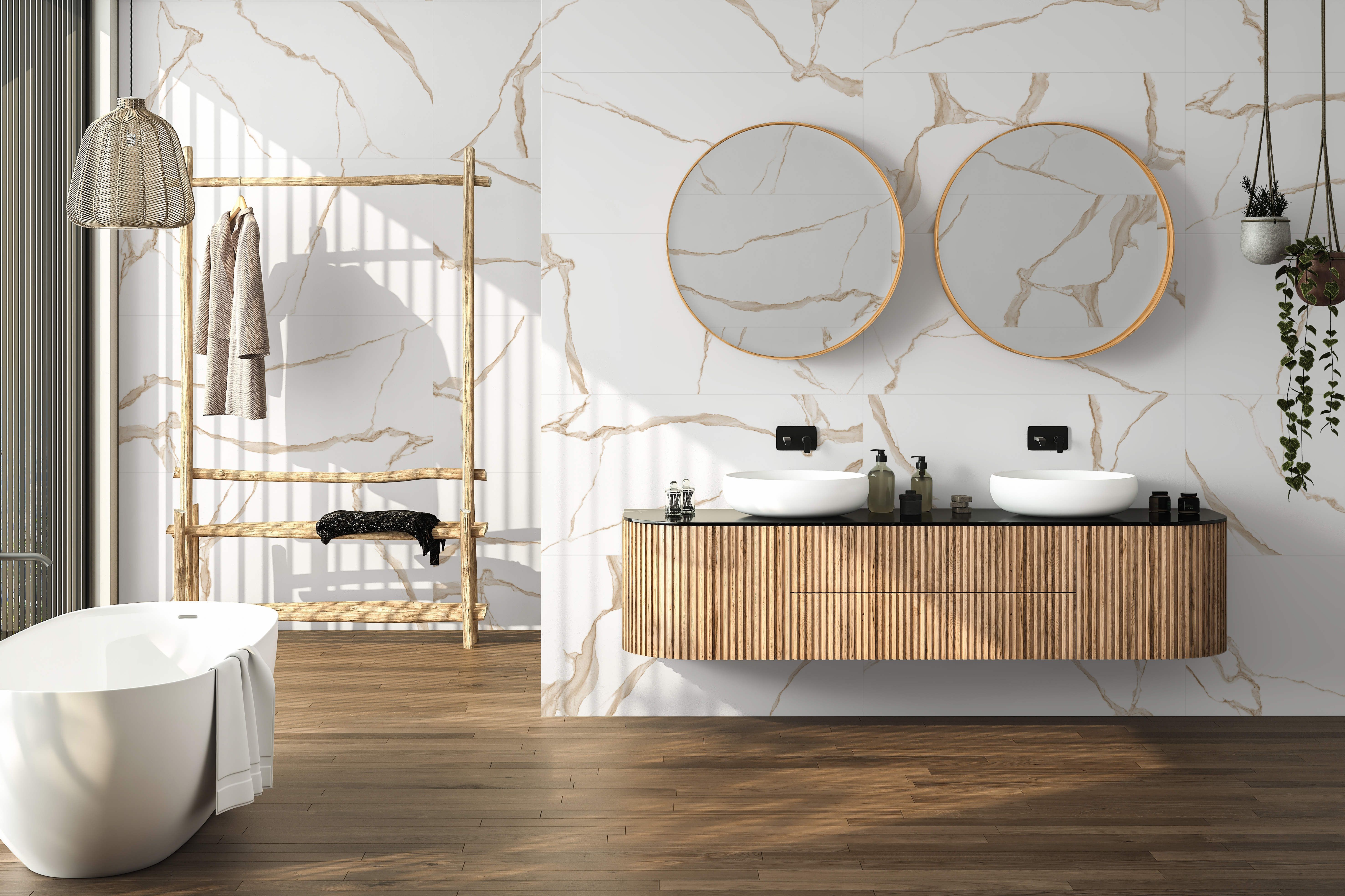 Изображение товара Керамогранит Global tile Majestic GT120600303MR_MSK 60x120см цвет белый мрамор