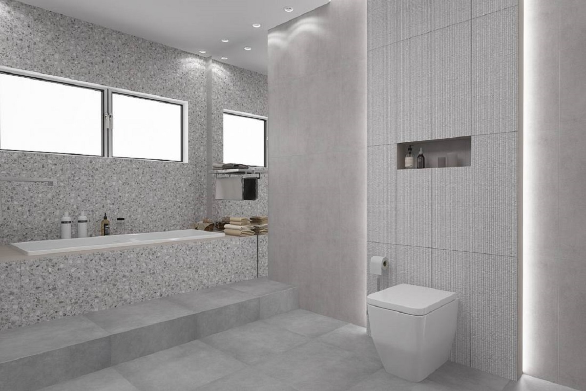 Изображение товара Плитка настенная Kerlife Alba 1278ufa, 25.10x71 см, цвет серый