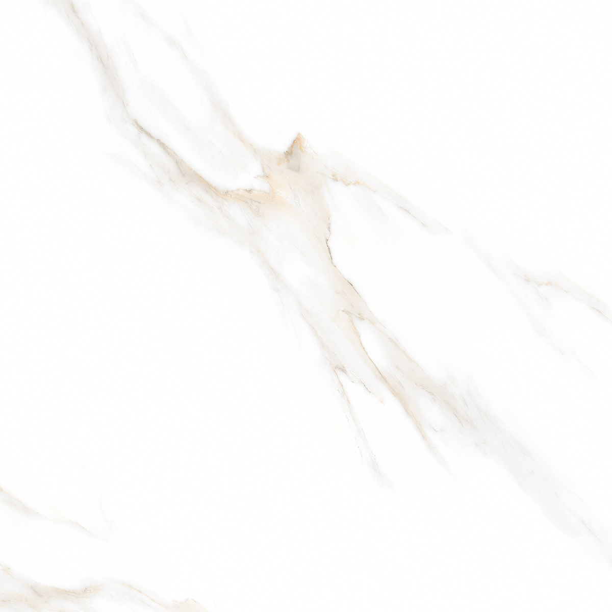 Изображение товара Керамогранит AZORI STATUARIO GOLD 60x60 Глянцевый белый