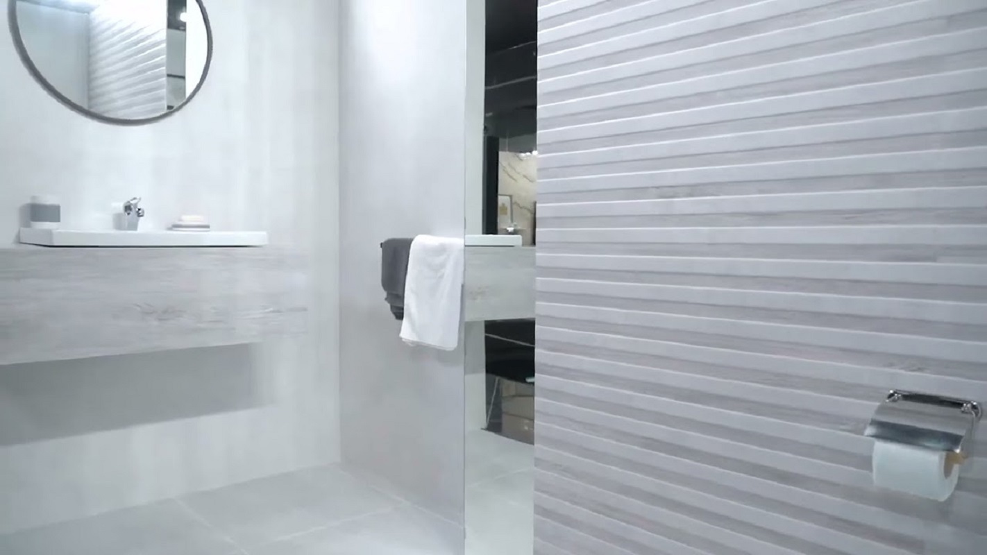 Изображение товара Керамогранит серия Намиб 30x90 см Керамин серый для стен и интерьера