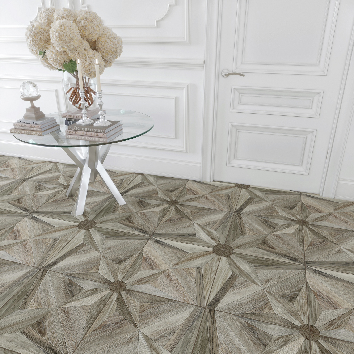 Изображение товара Керамогранит Керамин Окленд 50x50см серо-коричневый для пола и стен