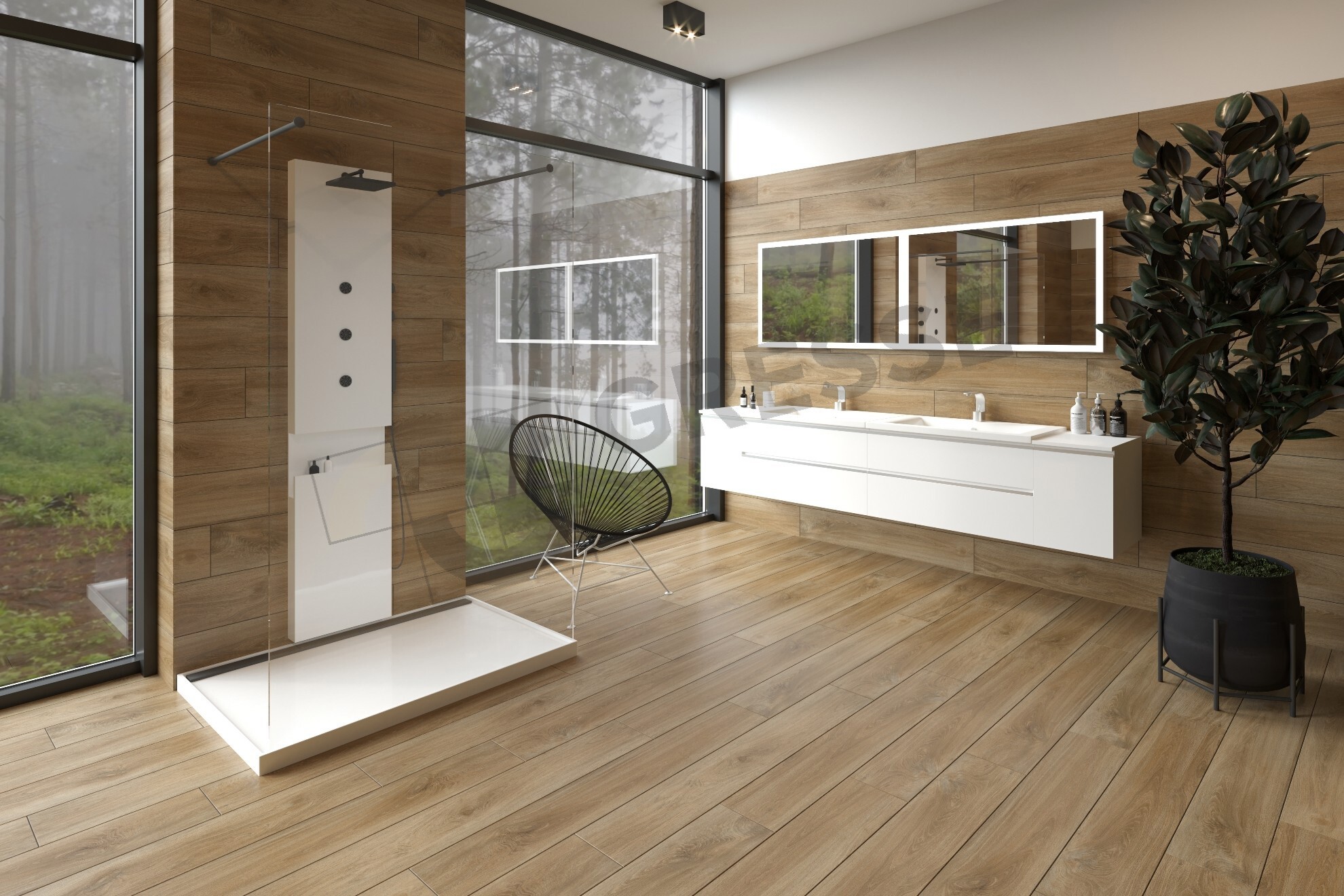 Изображение товара Керамогранит Gresse Troo GRS10-01Stmn 19.5x120 см коричневый