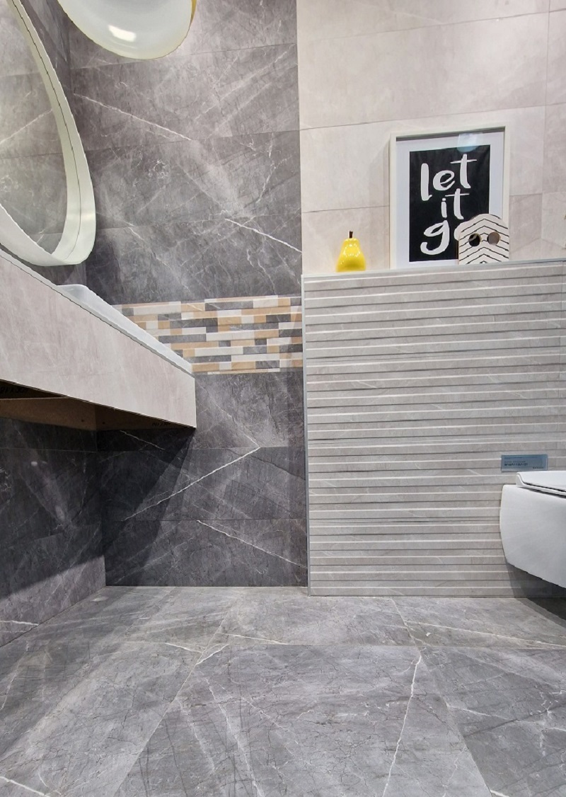 Изображение товара Керамогранит Керамин Канон 00-002478tmn 60x60см серый для стен и пола