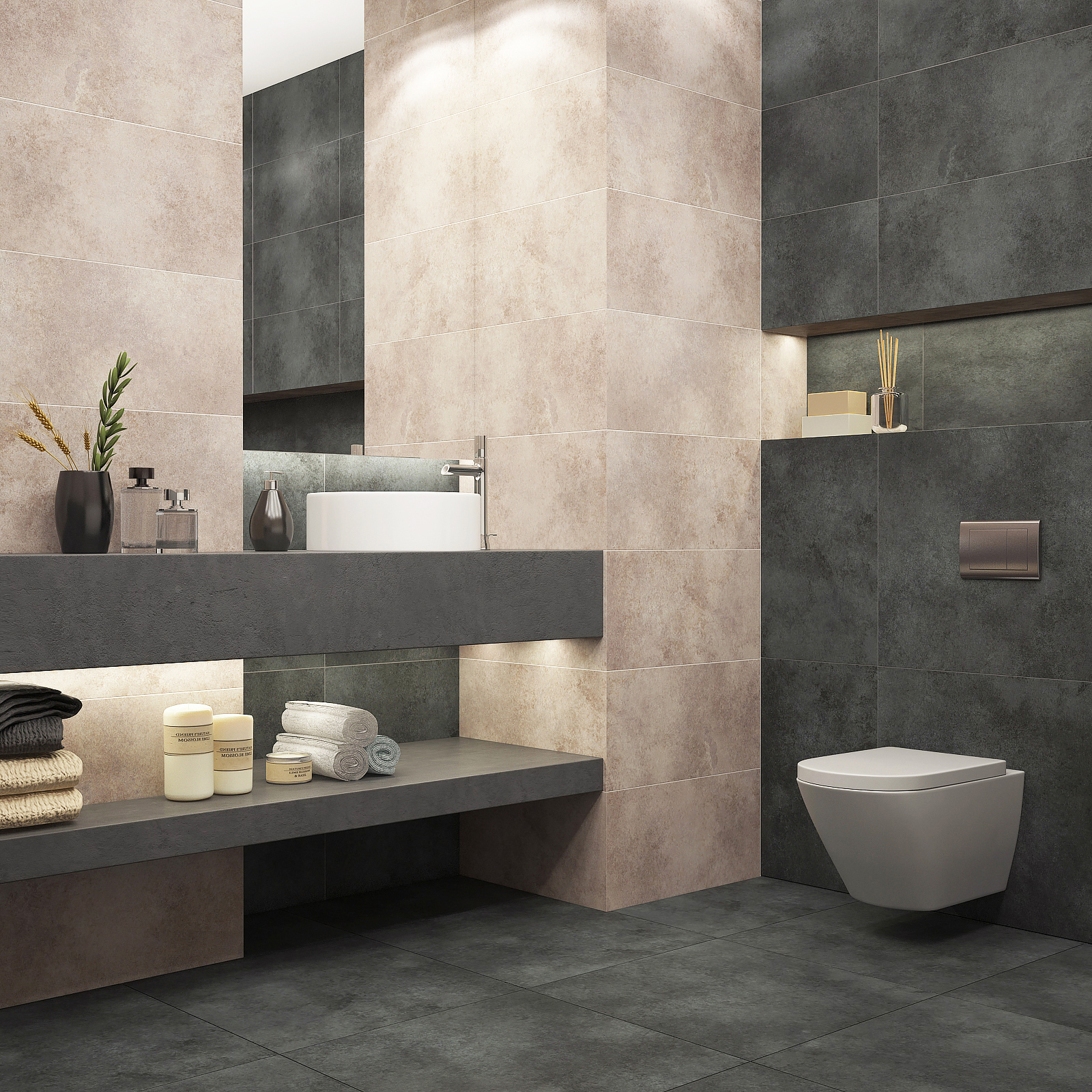 Изображение товара Керамогранит Керамин Франкфурт 00-002293tmn 60x60см цвет черный