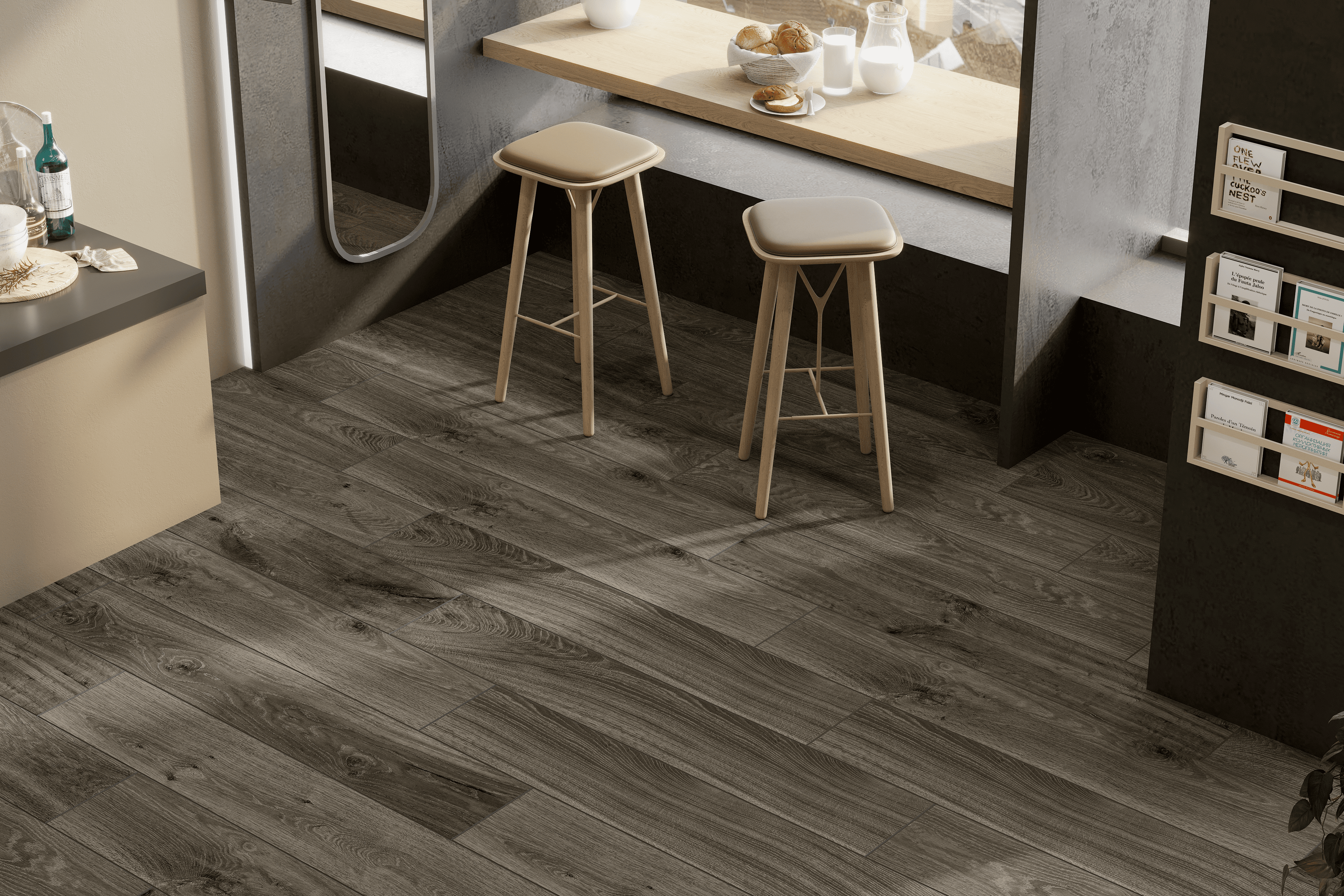 Изображение товара Керамогранит Kerald Opera Wenge 20x120 см под дерево для стен и пола